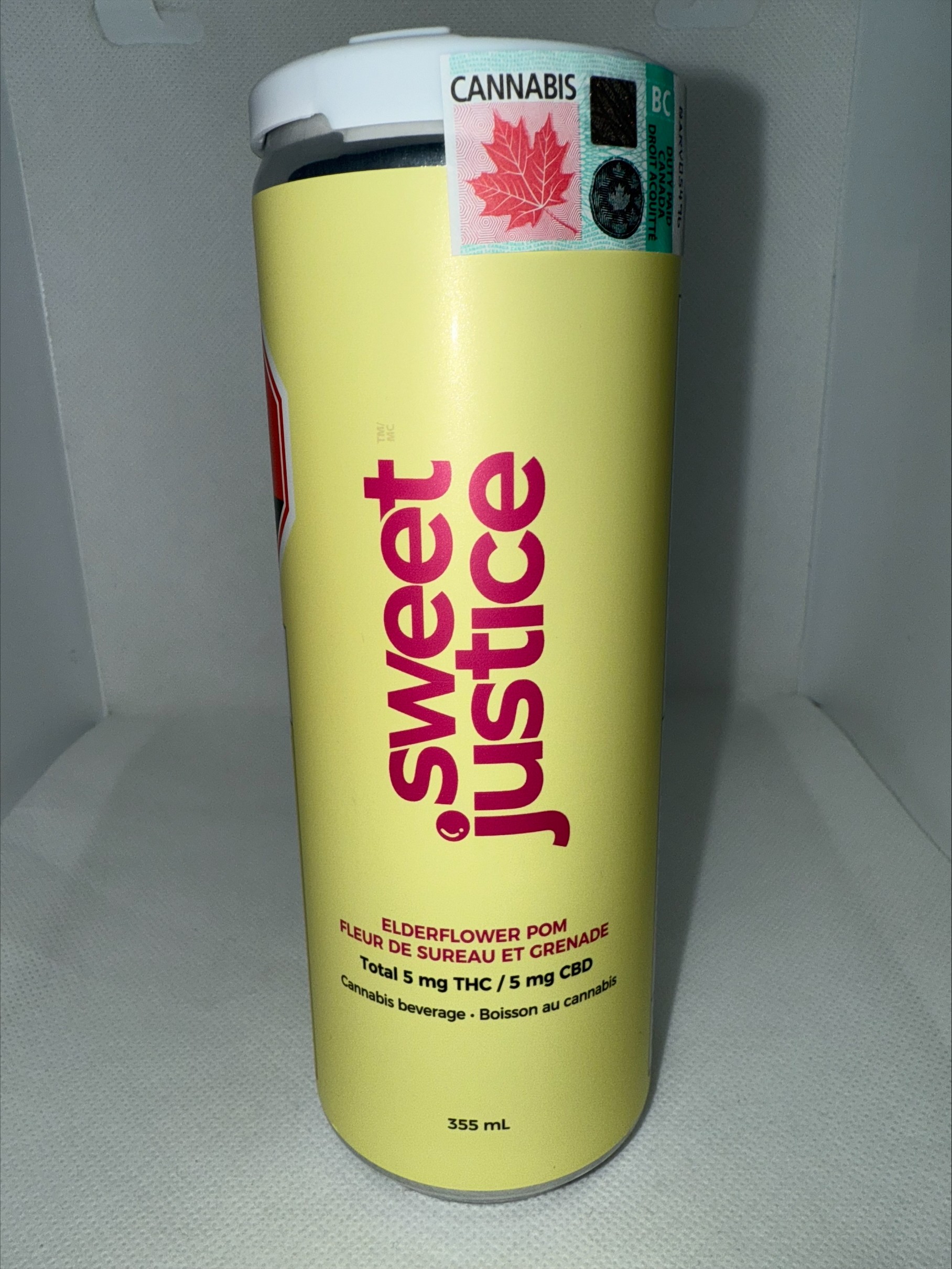 SWEET JUSTICE - ELDERFLOWER POM BEVERAGE