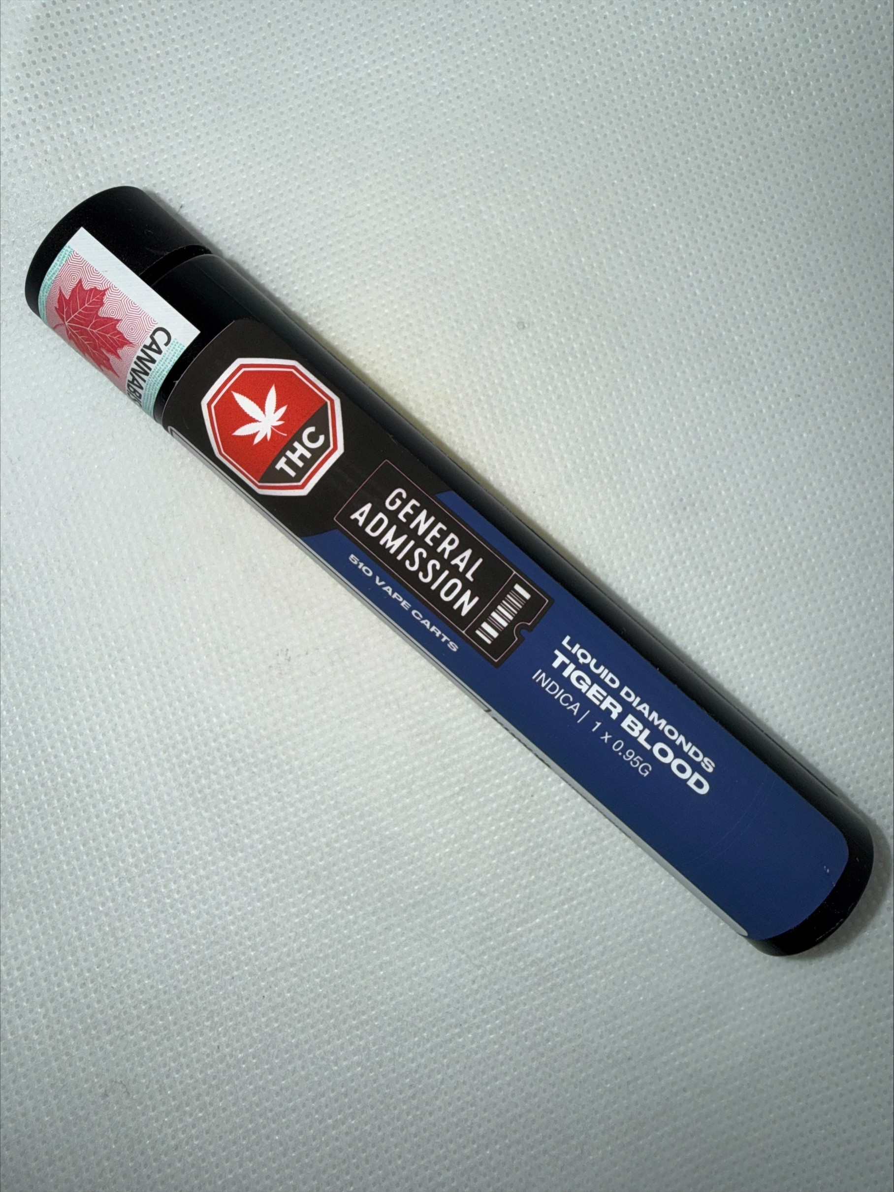 GENERAL ADMISSION - TIGER BLOOD LIQUID DIAMOND BLEND VAPE CARTRIDGE