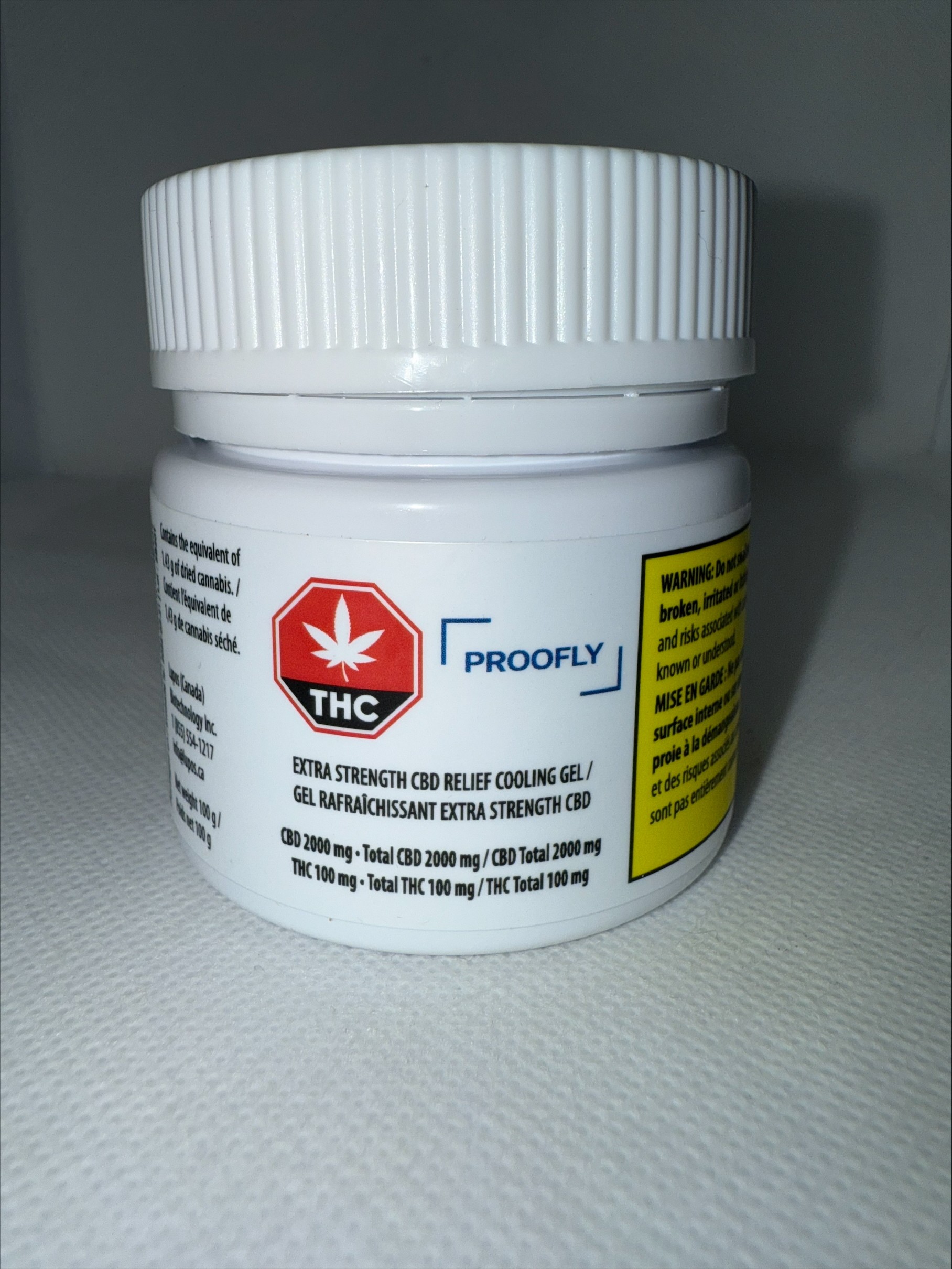 PROOFLY - EXTRA STRENGTH CBD RELIEF COOLING GEL