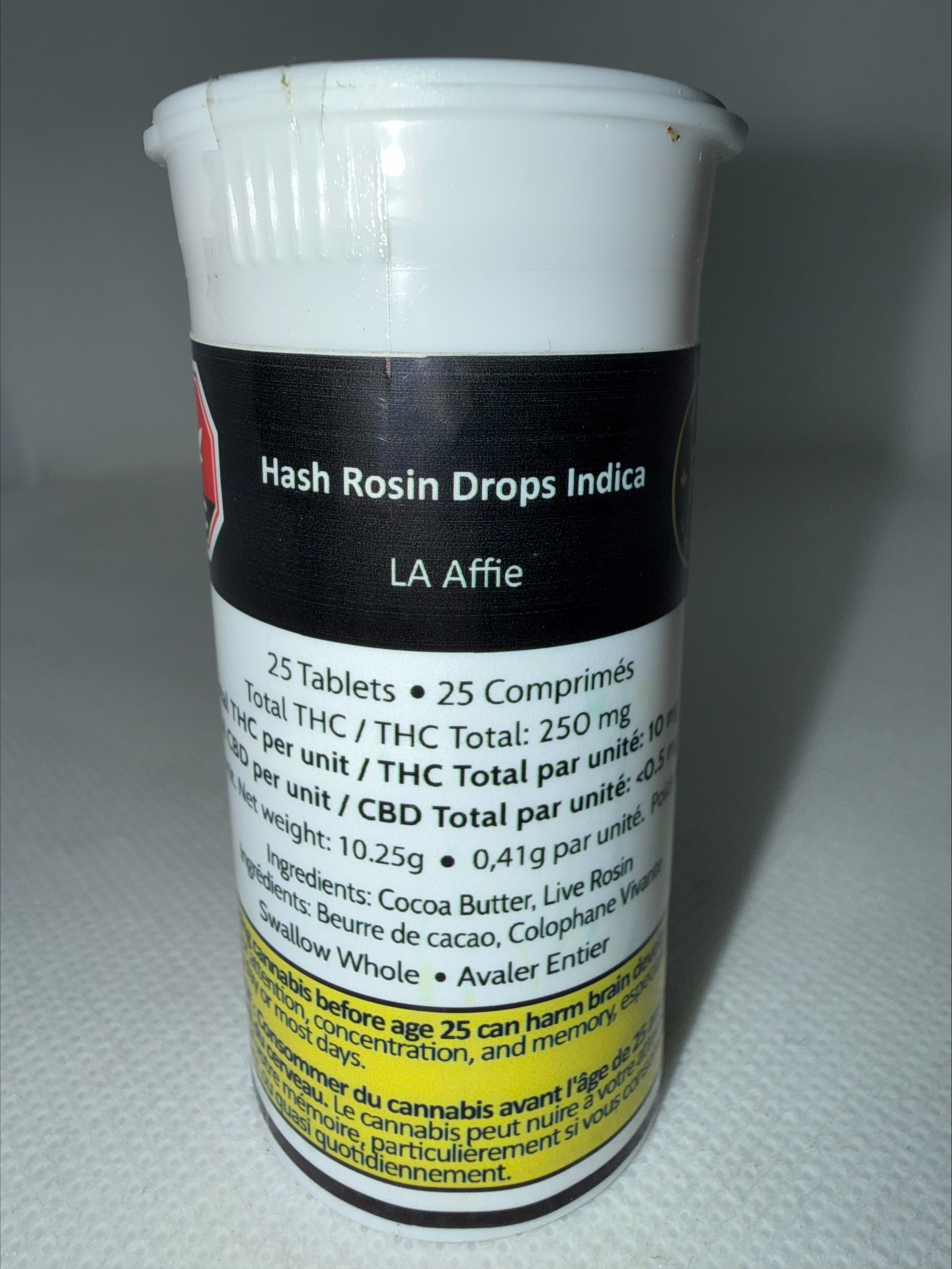 ROSIN HEADS - HASH ROSIN DROPS INDICA V2 25 X 10MG