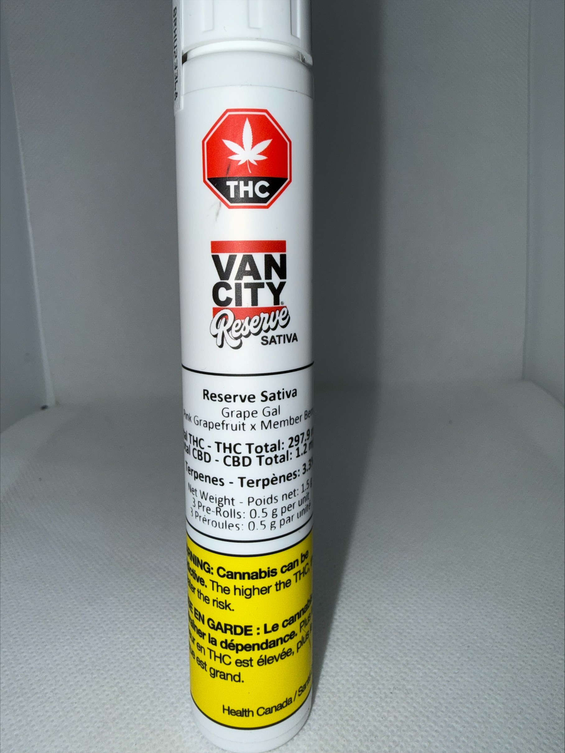 VANCITY® CANNABIS - RESERVE SATIVA PRE-ROLLS