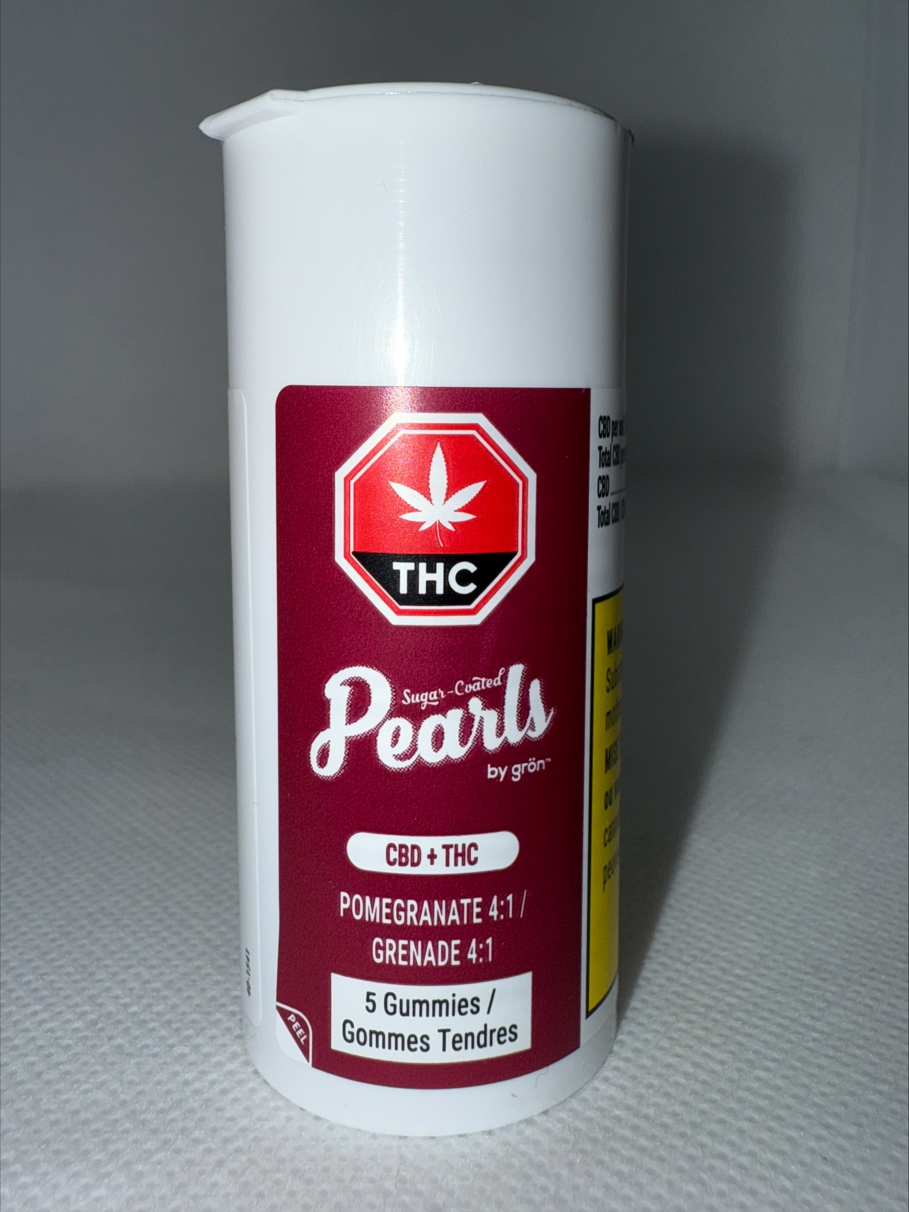 PEARLS BY GRON - POMEGRANATE 4:1 CBD:THC
