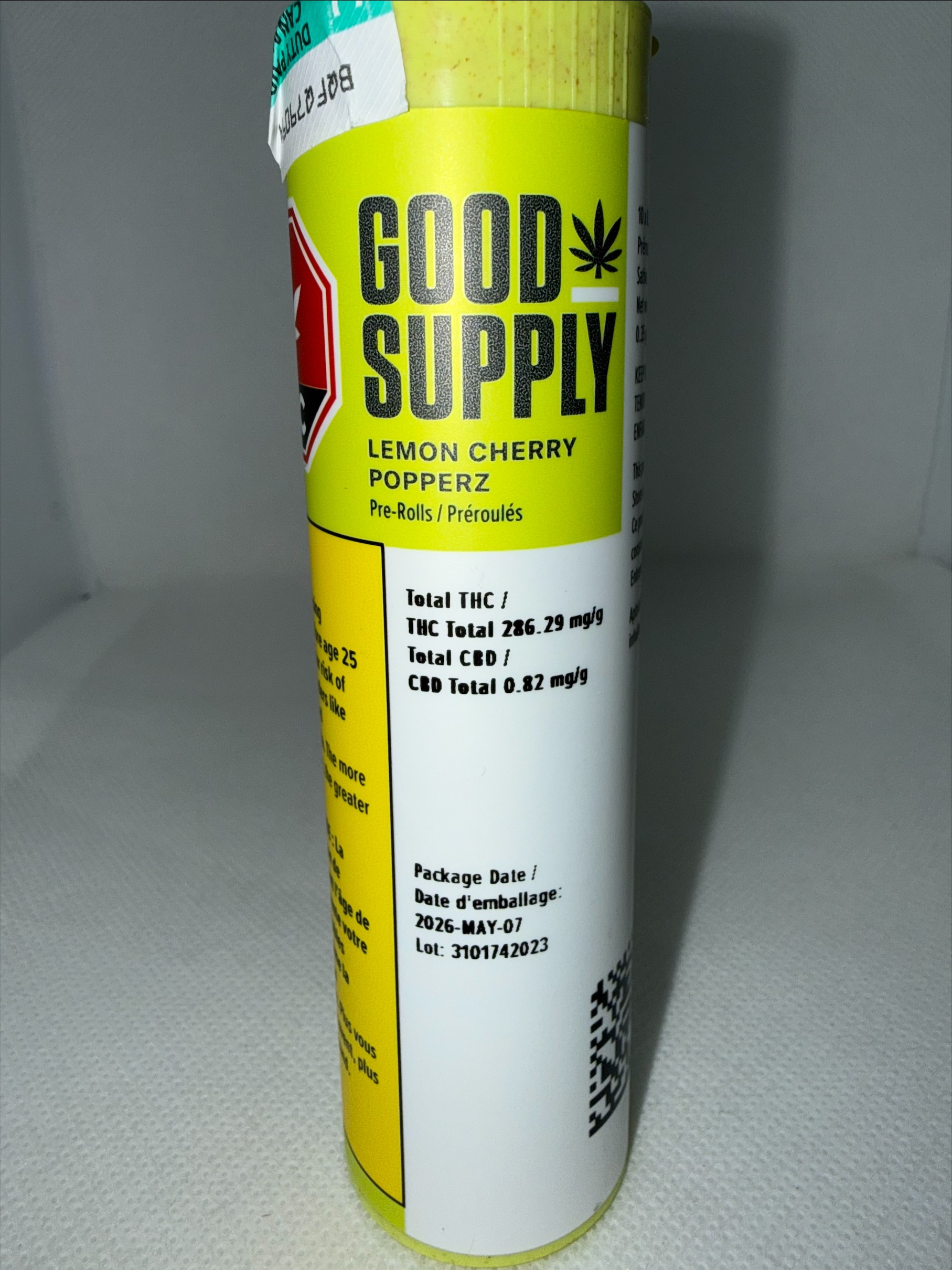 GOOD SUPPLY - LEMON CHERRY POPPERZ PRE-ROLLS