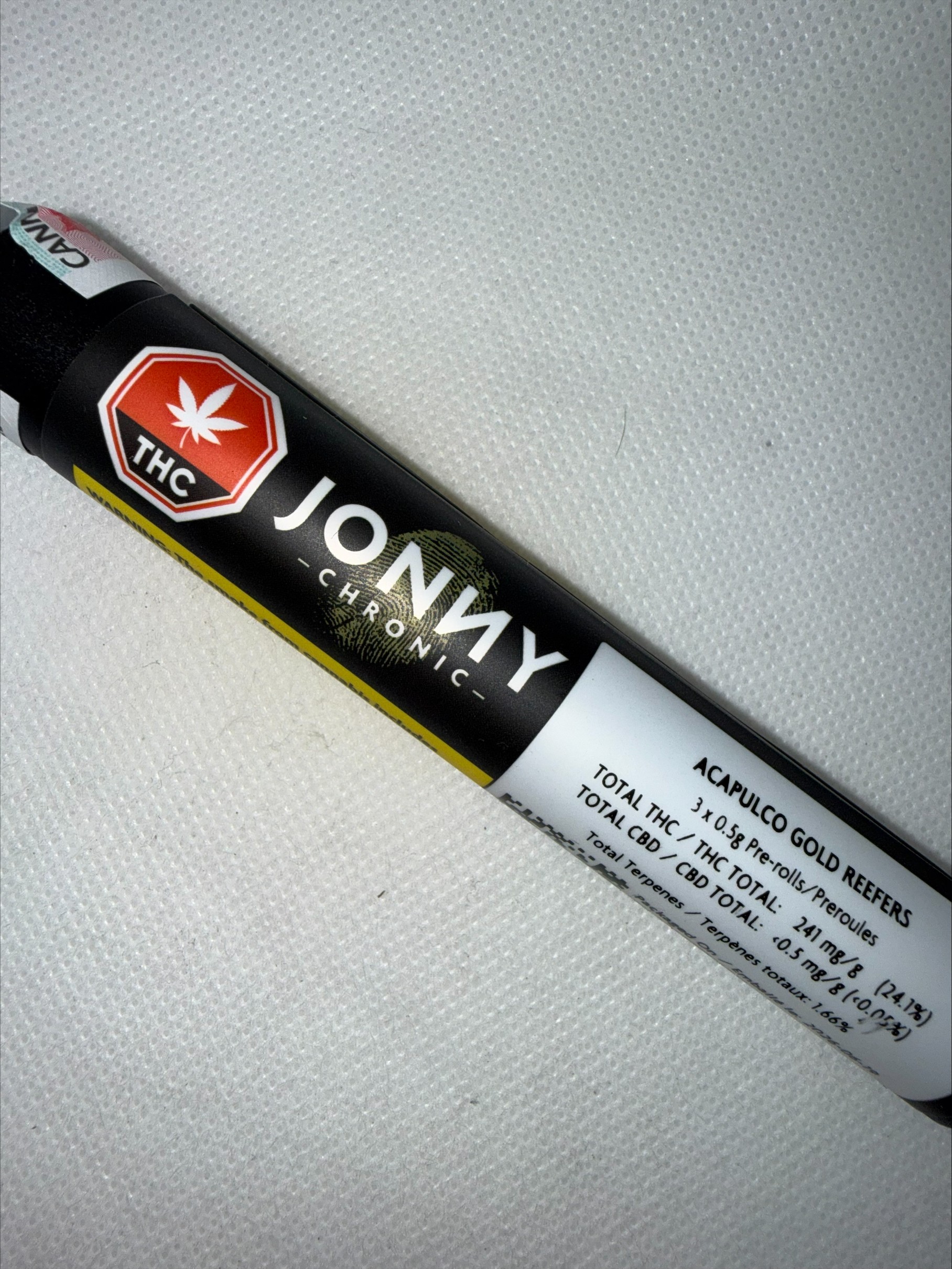 JONNY CHRONIC - ACAPULCO GOLD REEFERS PRE-ROLL