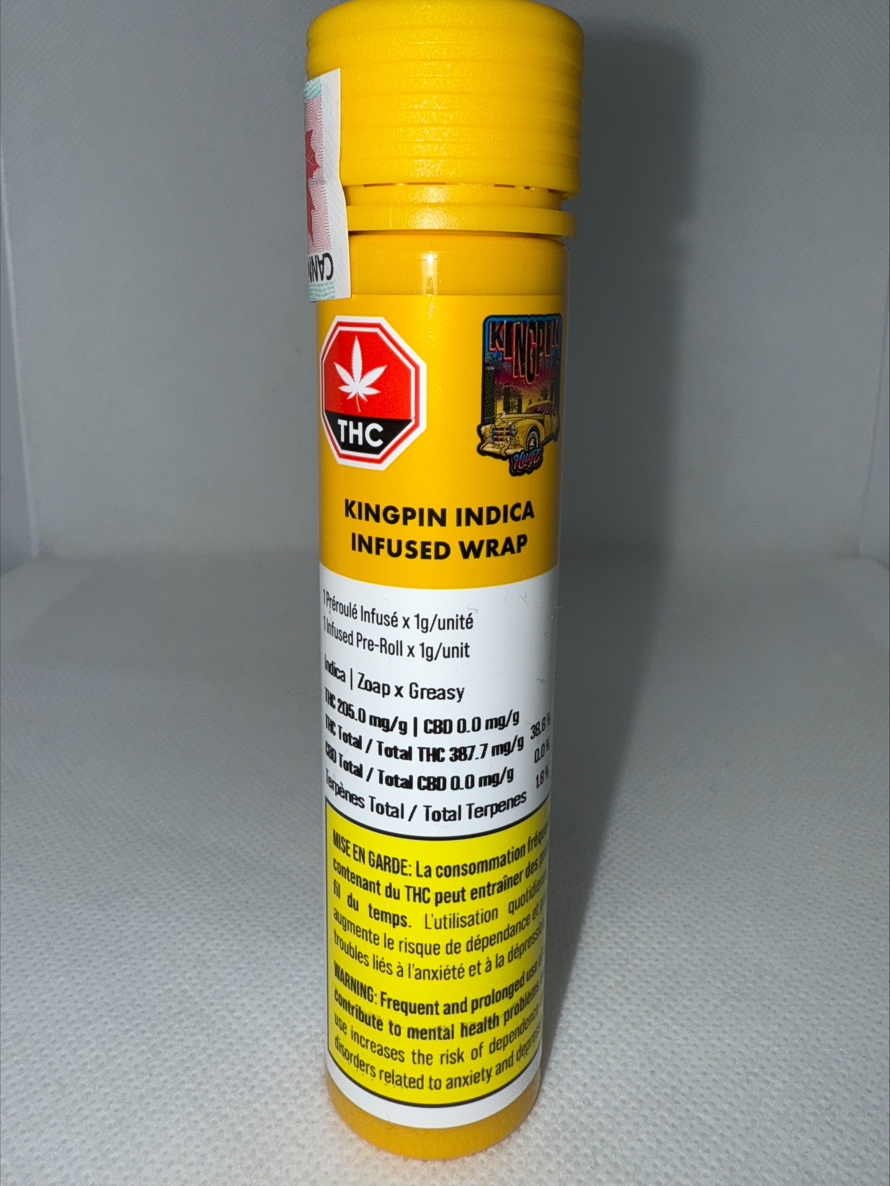 NUGZ - KINGPIN INDICA INFUSED WRAP