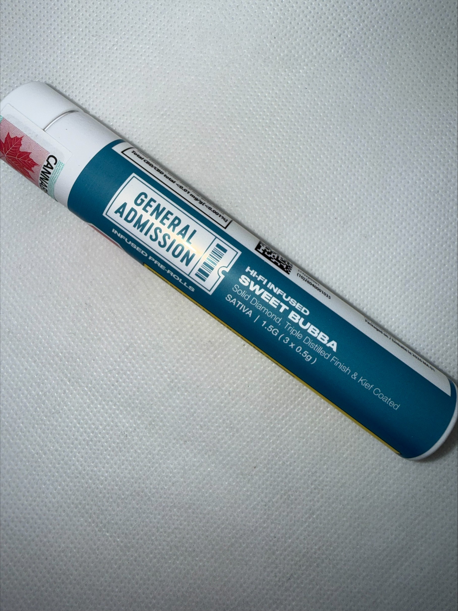 GENERAL ADMISSION - SWEET BUBBA HI-FI INFUSED PRE-ROLLS