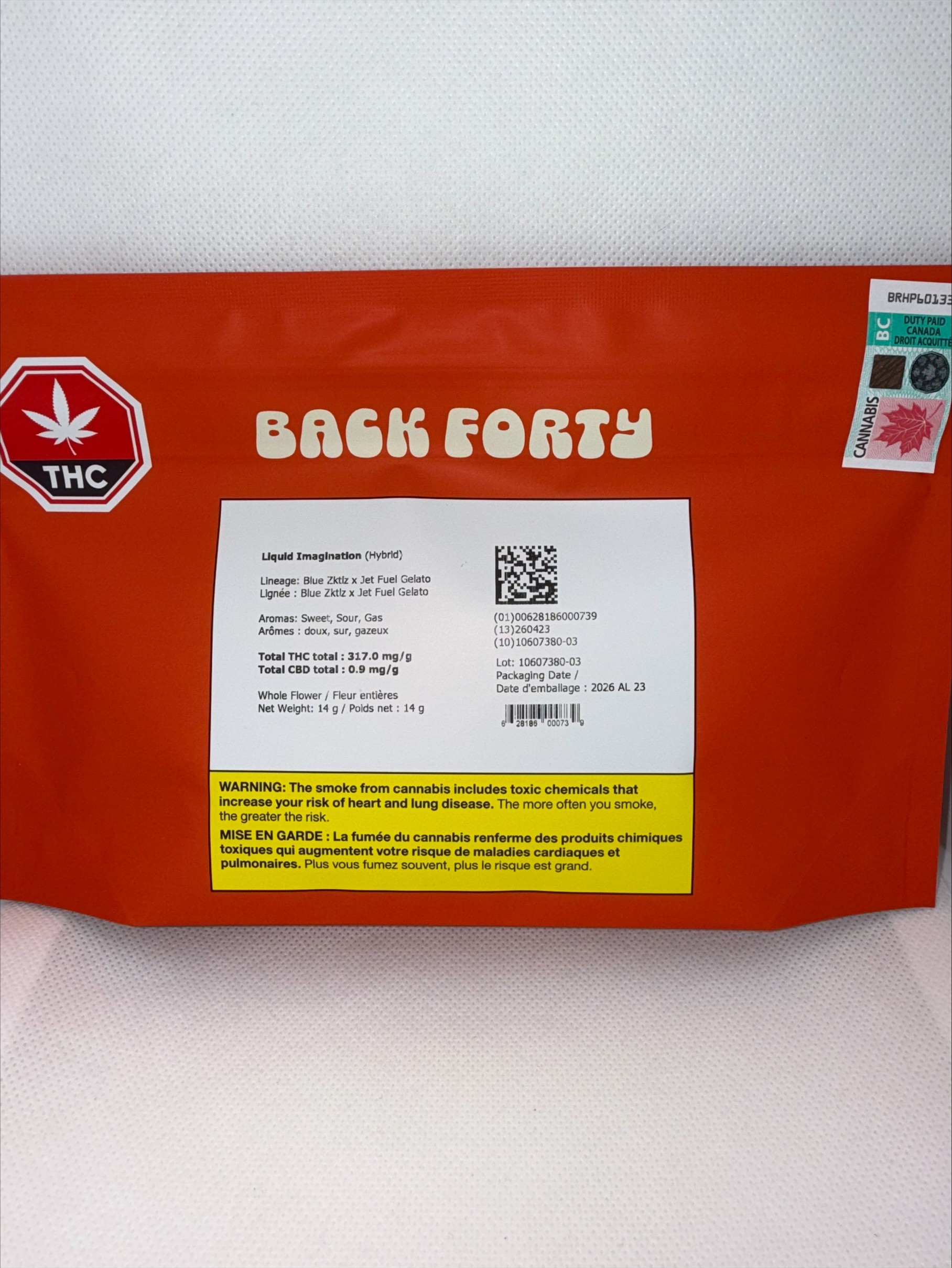 BACK FORTY - LIQUID IMAGINATION