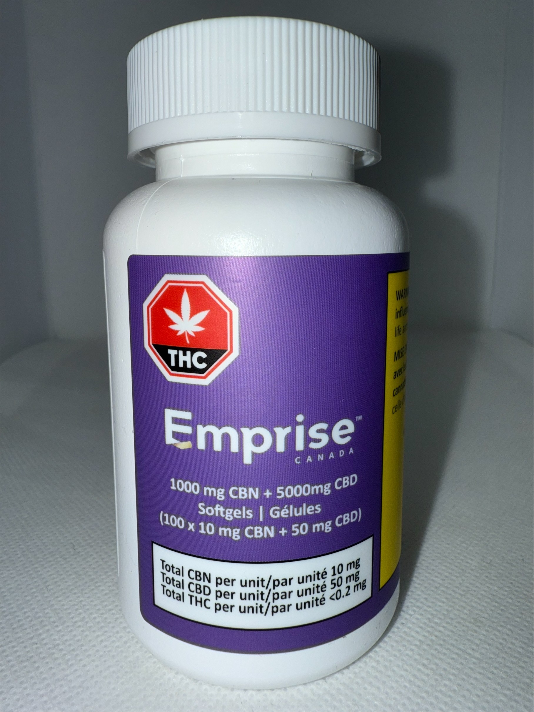 EMPRISE CANADA - 1000 MG CBN + 5000MG CBD SOFTGELS
