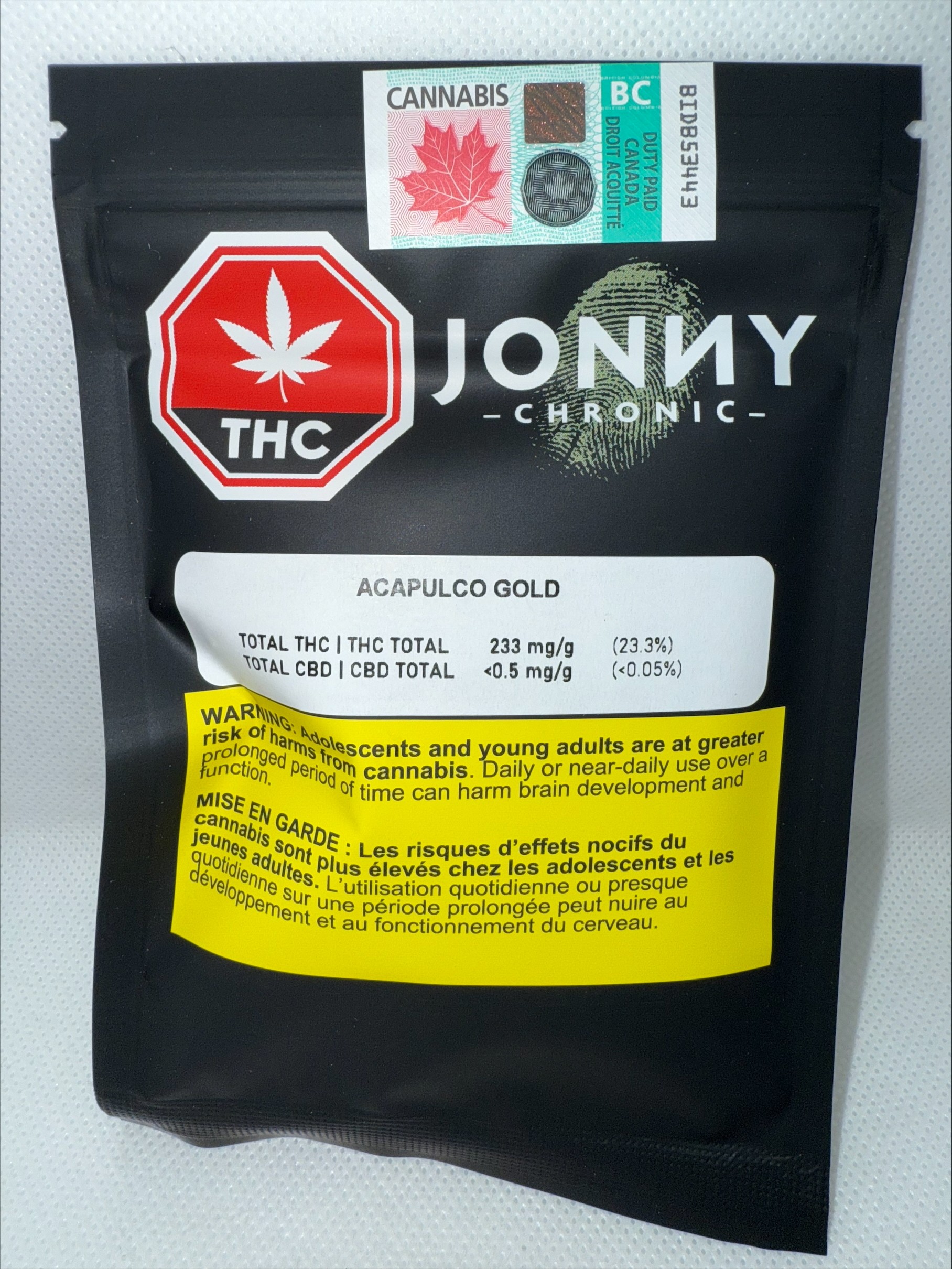 JONNY CHRONIC - ACAPULCO GOLD