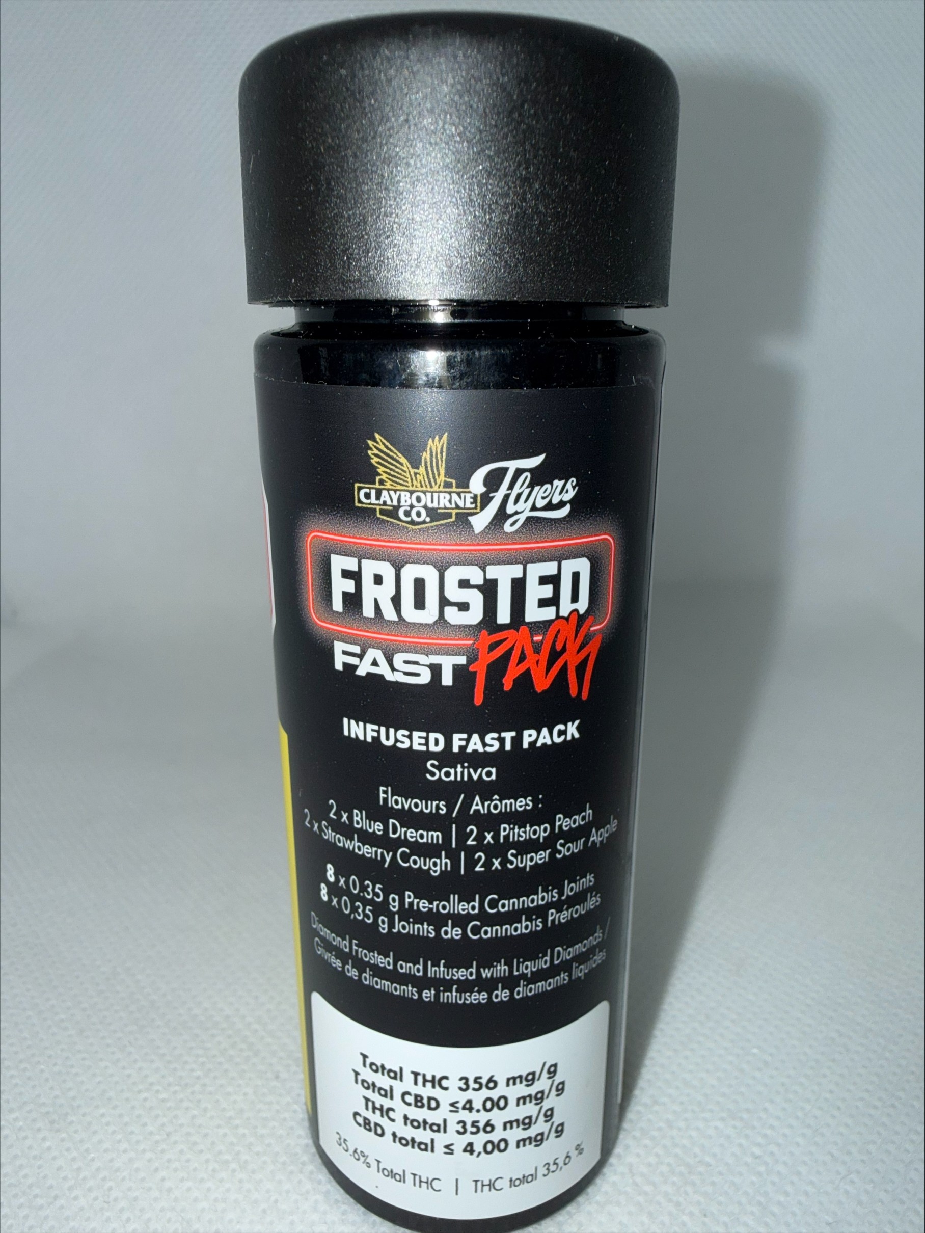 CLAYBOURNE - FROSTED FLYERS FAST PACK INFUSED PRE-ROLLS