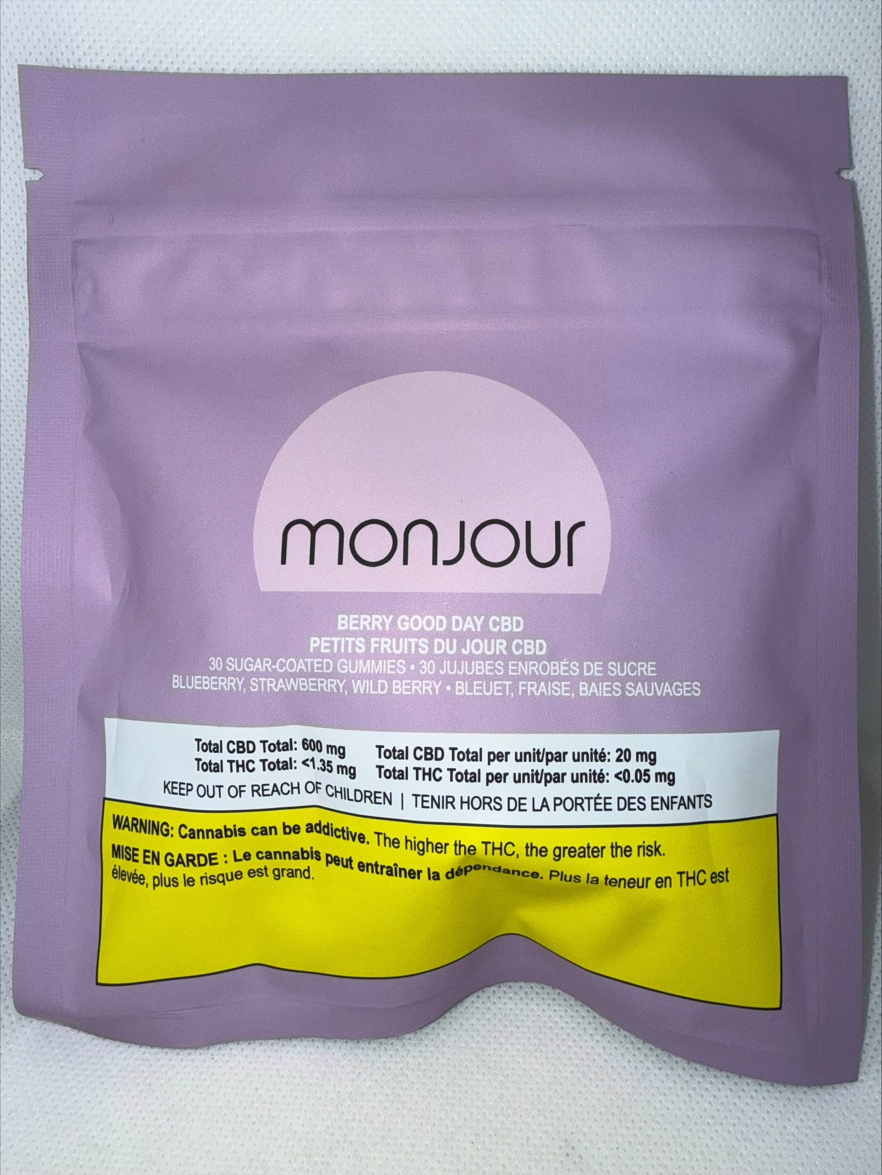 MONJOUR - BERRY GOOD DAY CBD GUMMIES