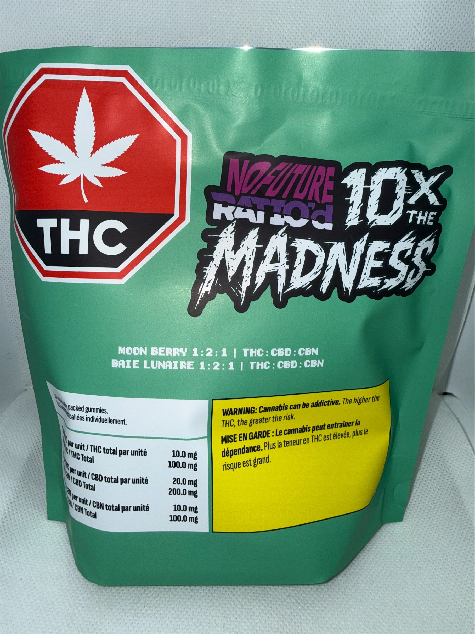 NO FUTURE - RATIO'D MOON BERRY THC:CBD:CBN GUMMIES MULTI
