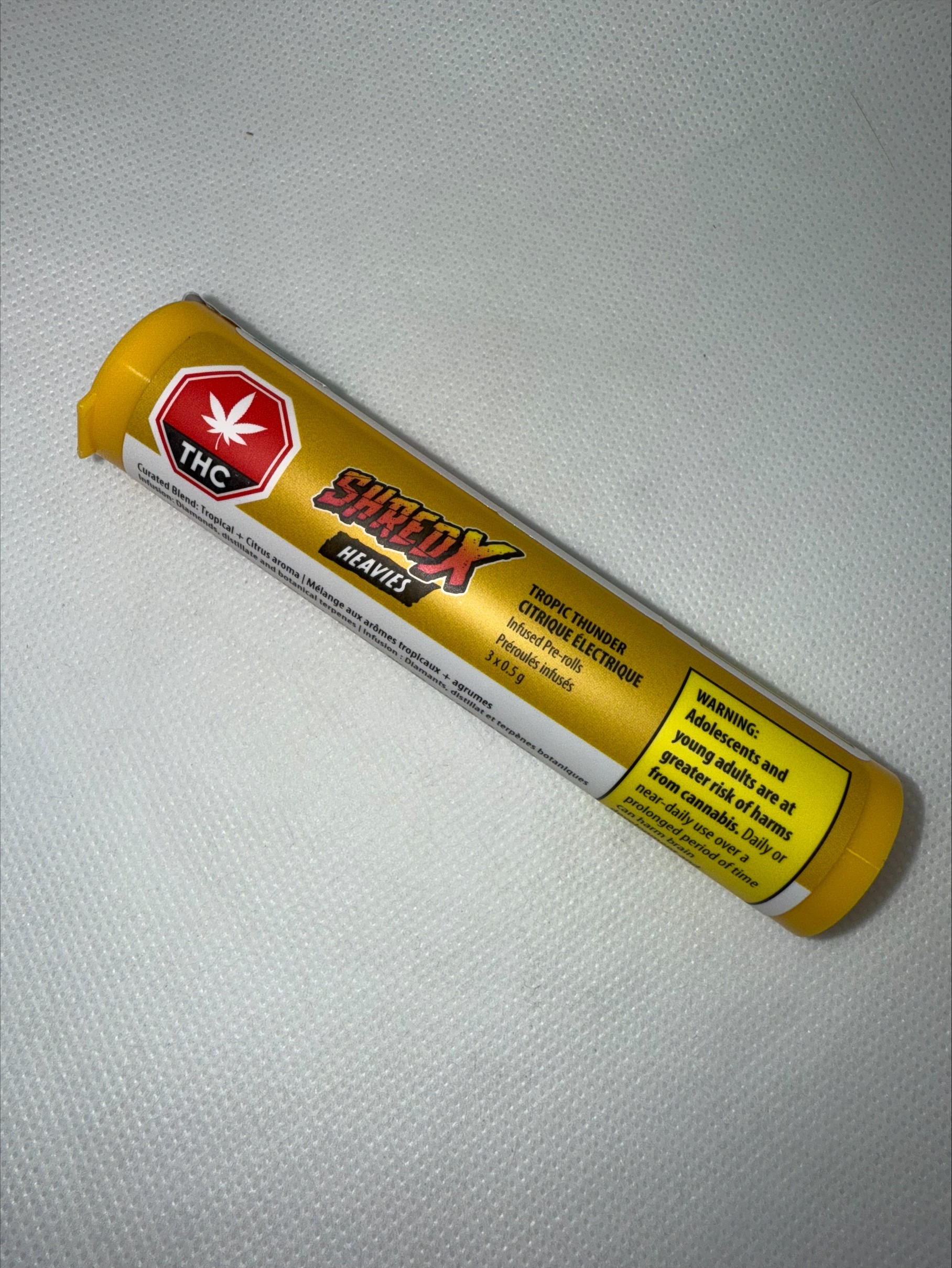 SHRED X - TROPIC THUNDER HEAVIES INFUSED PRE-ROLLS