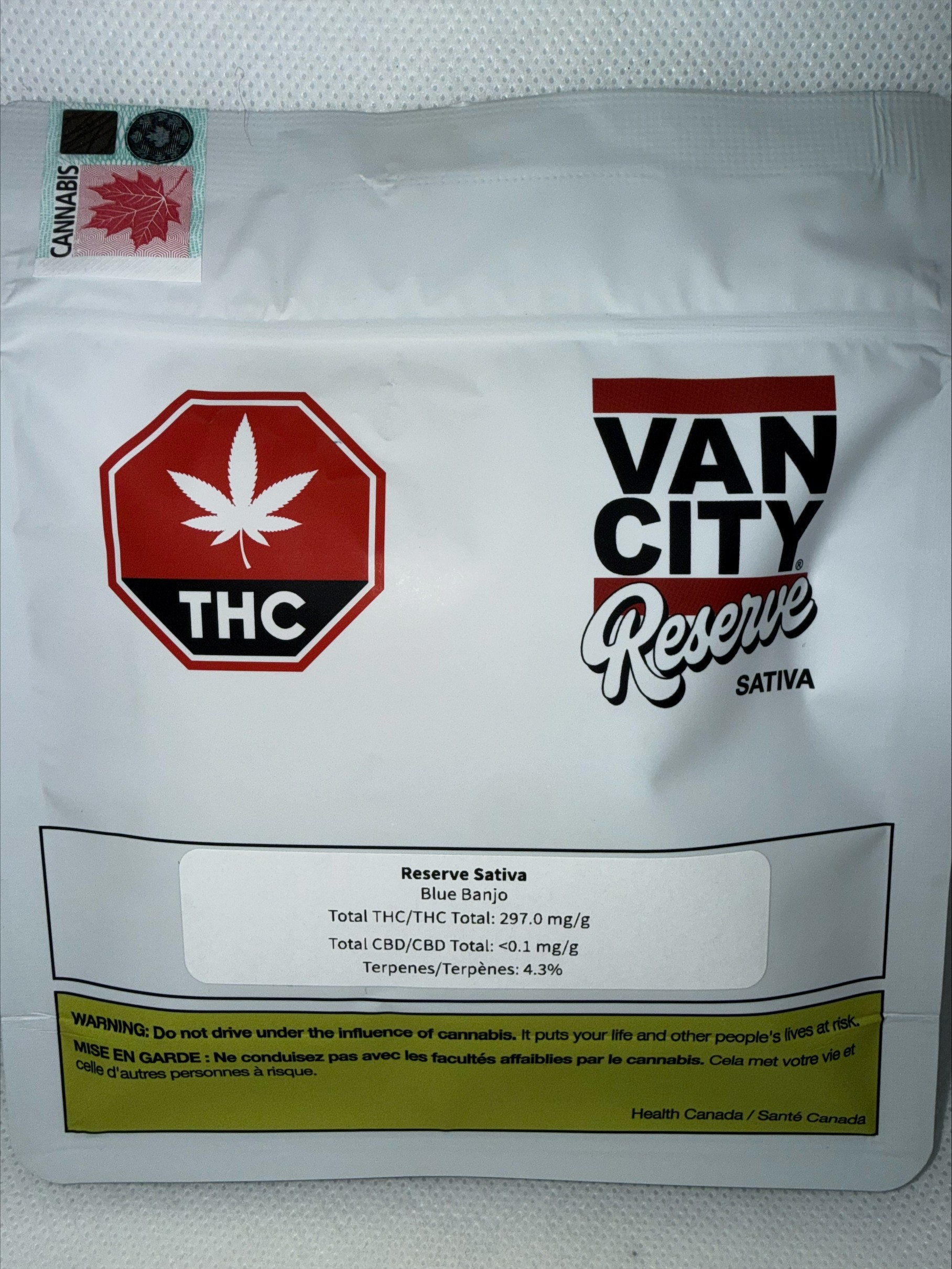 VANCITY® CANNABIS - RESERVE SATIVA
