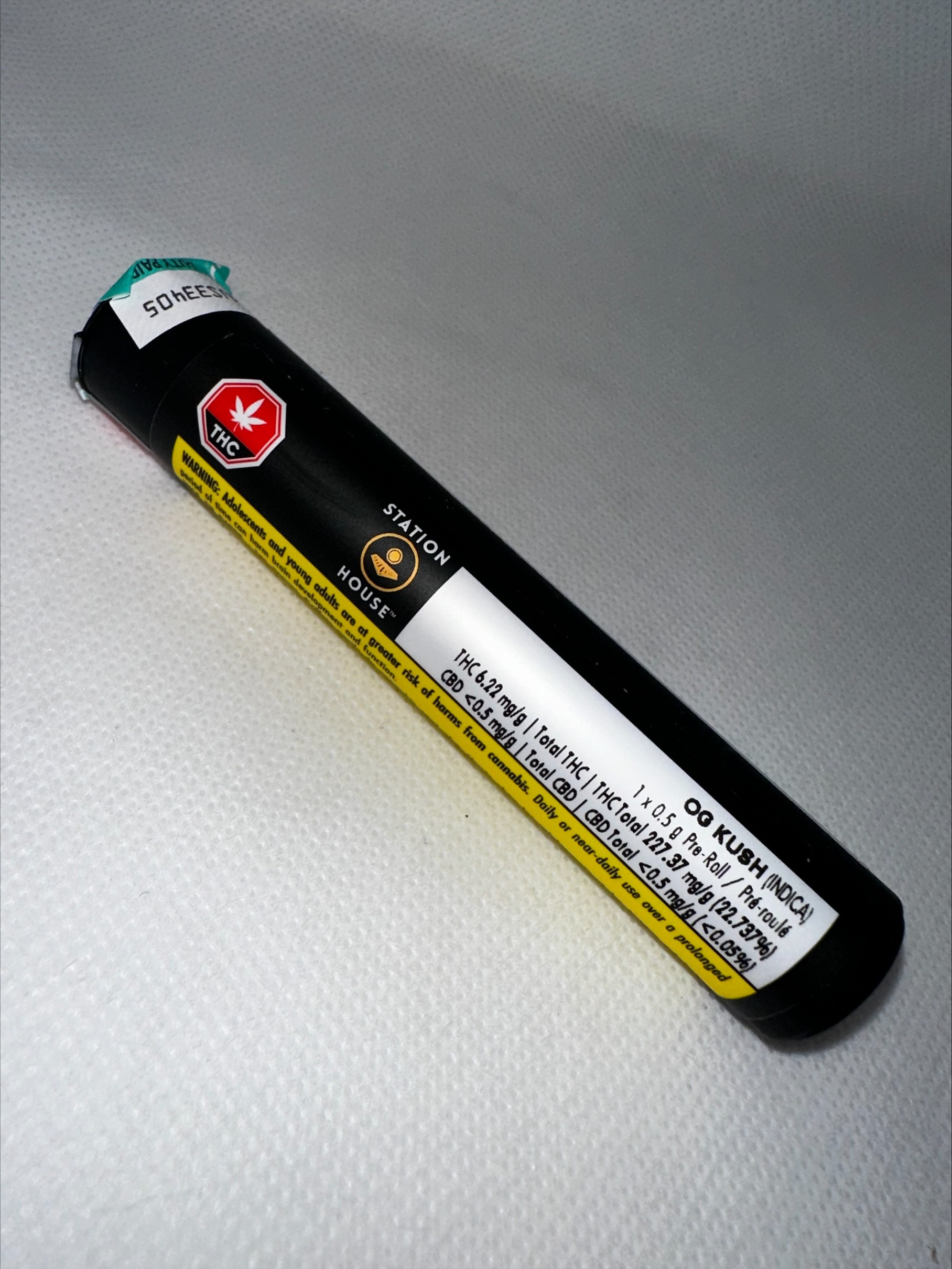 STATION HOUSE - OG KUSH SINGLE PRE-ROLL