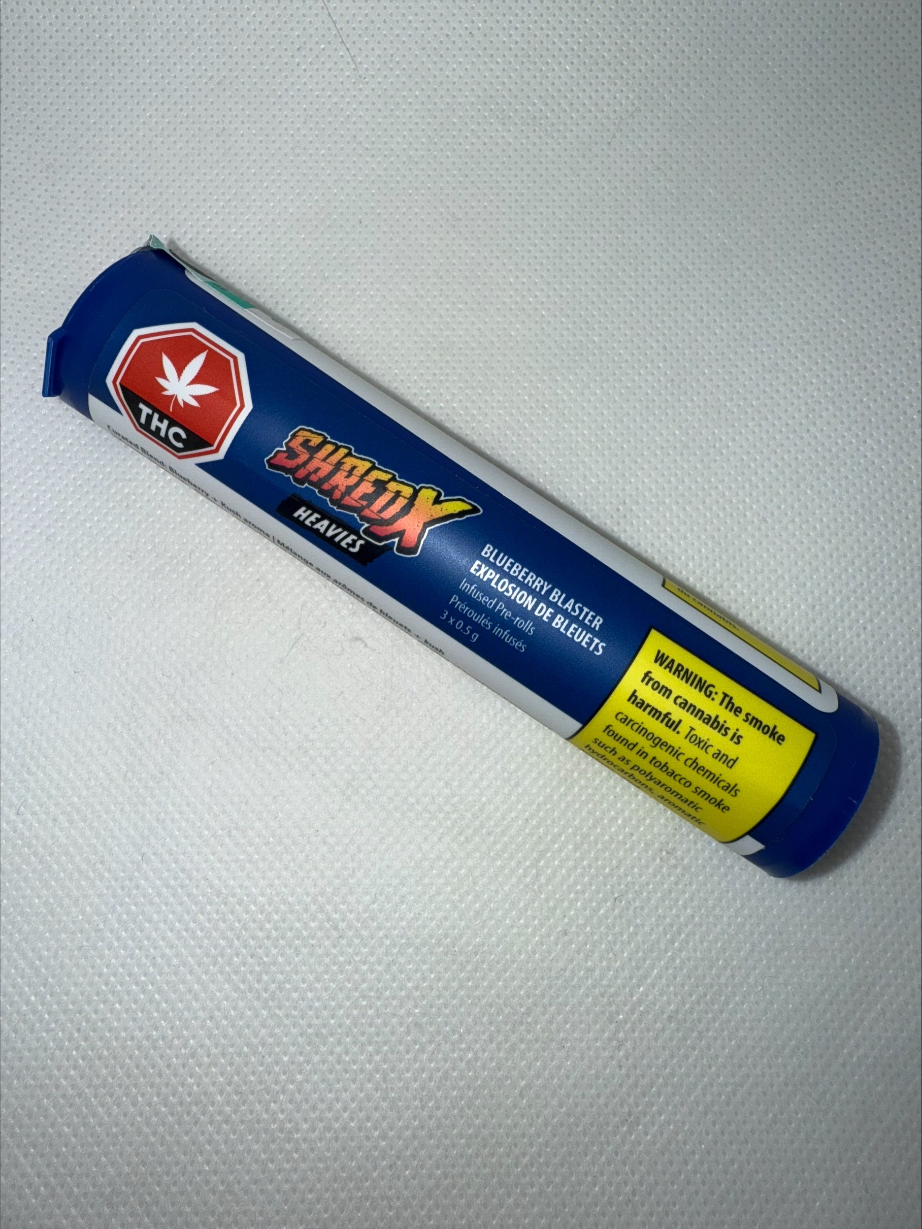 SHRED X - BLUEBERRY BLASTER HEAVIES INFUSED PRE-ROLLS