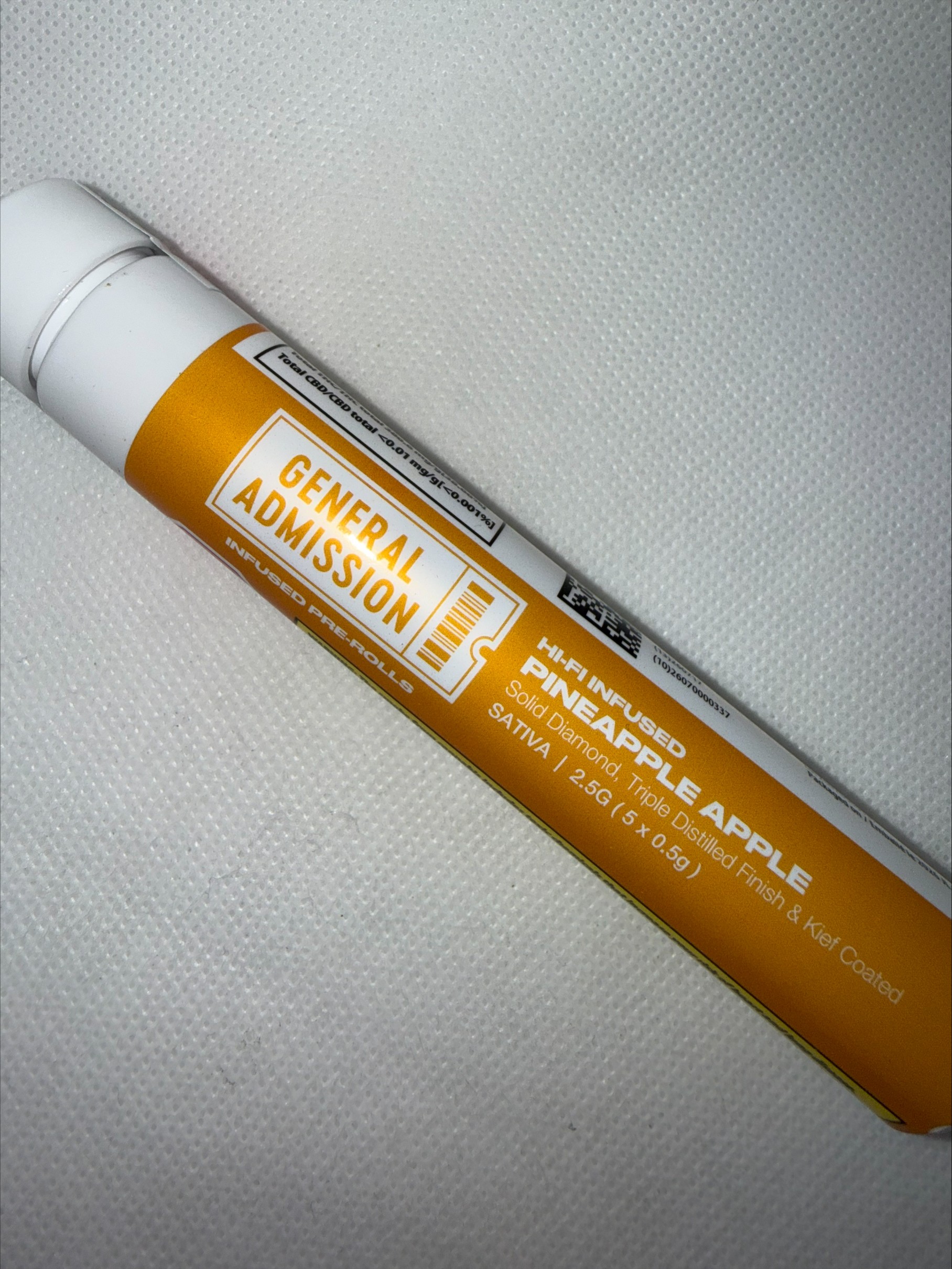 GENERAL ADMISSION - PINEAPPLE APPLE HI-FI INFUSED PRE-ROLLS