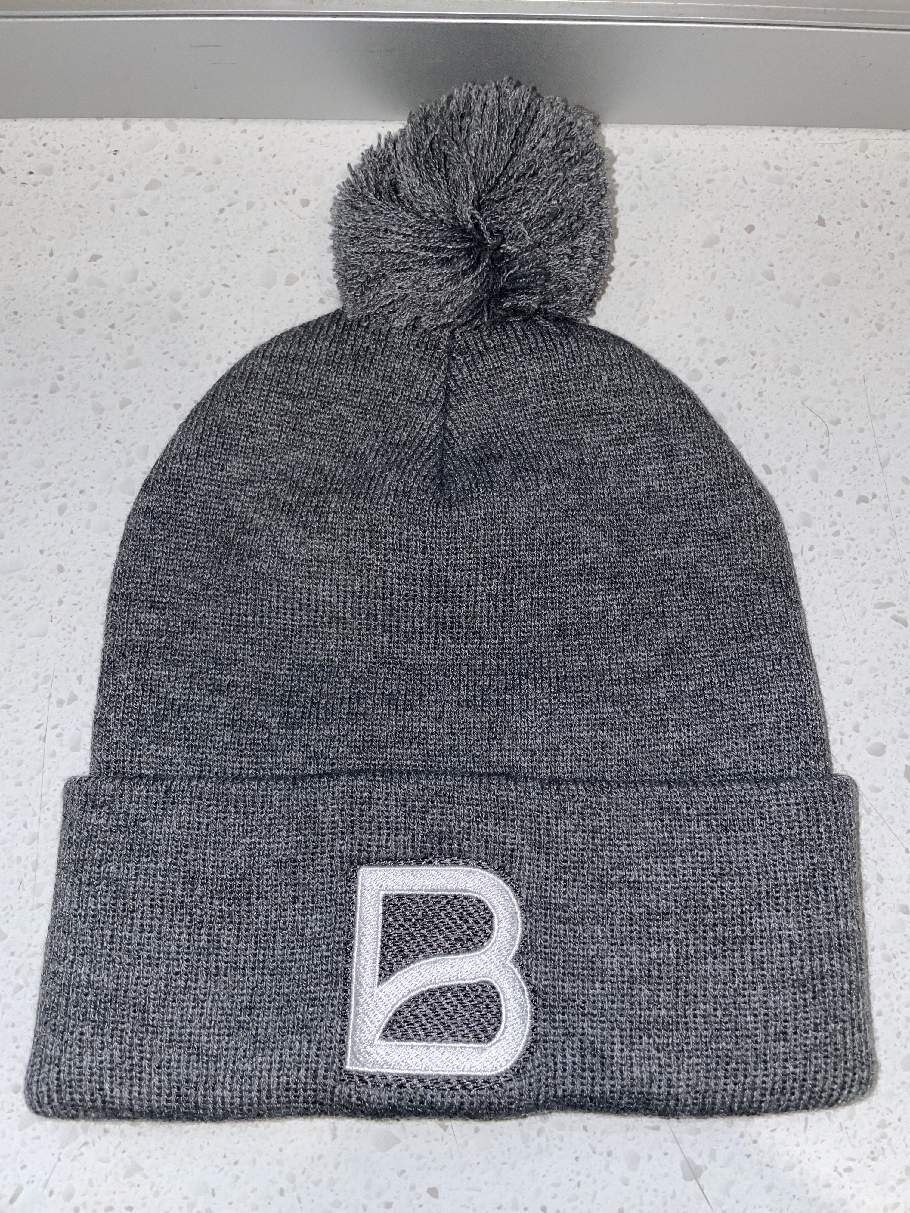 Pom Pom Touque Charcoal