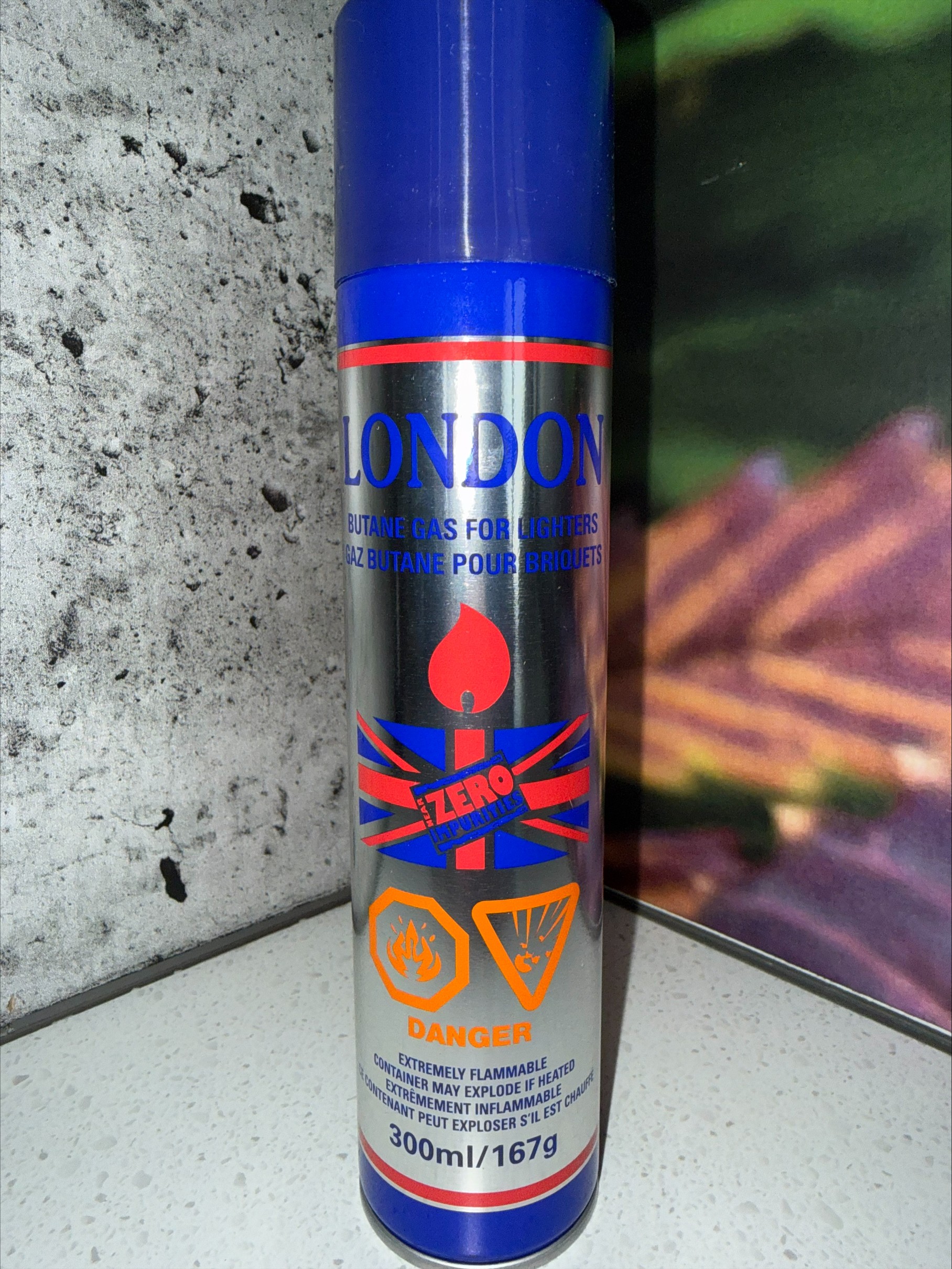 London Butane Blue Lid