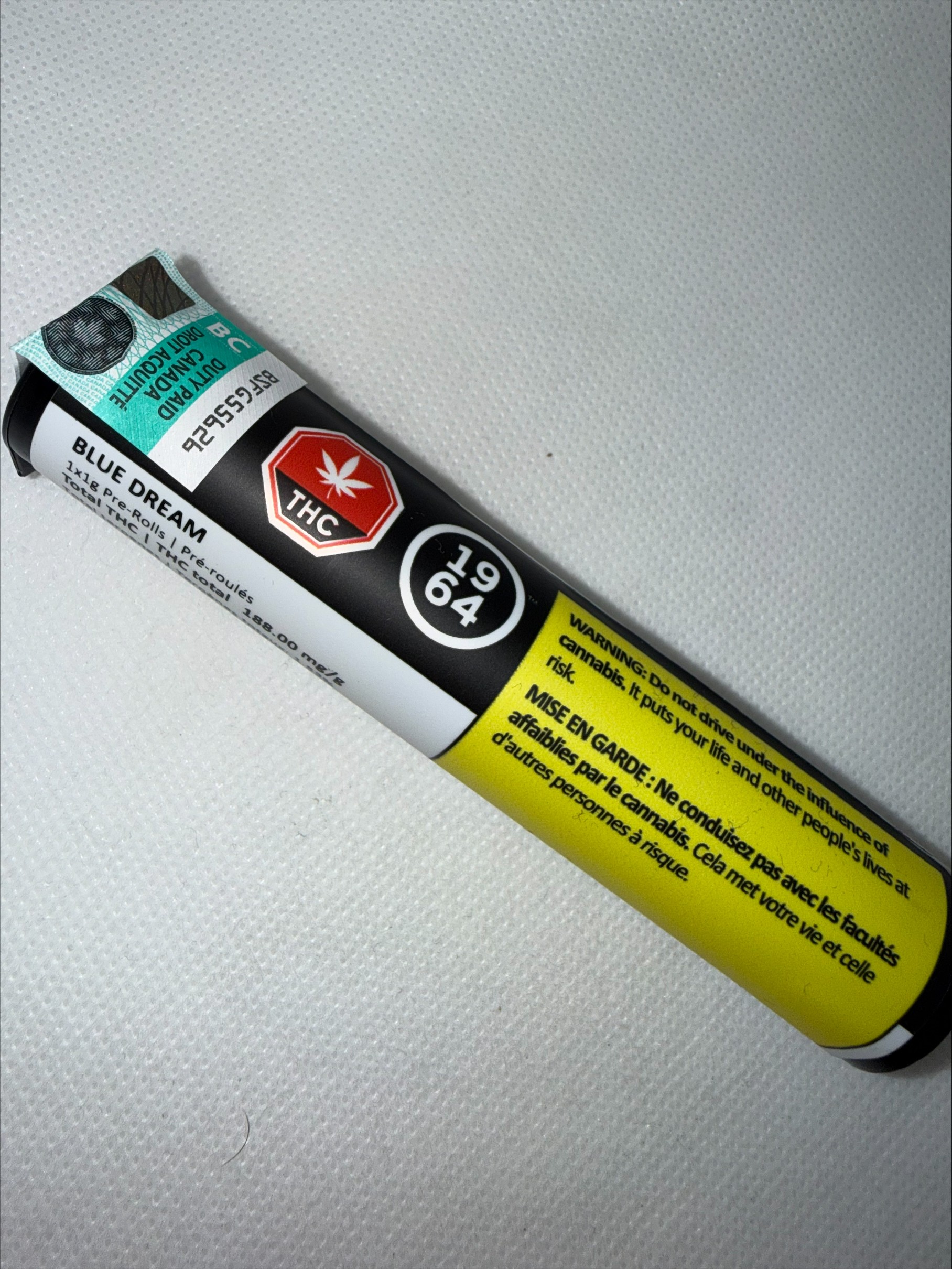 1964 - BLUE DREAM PRE-ROLL