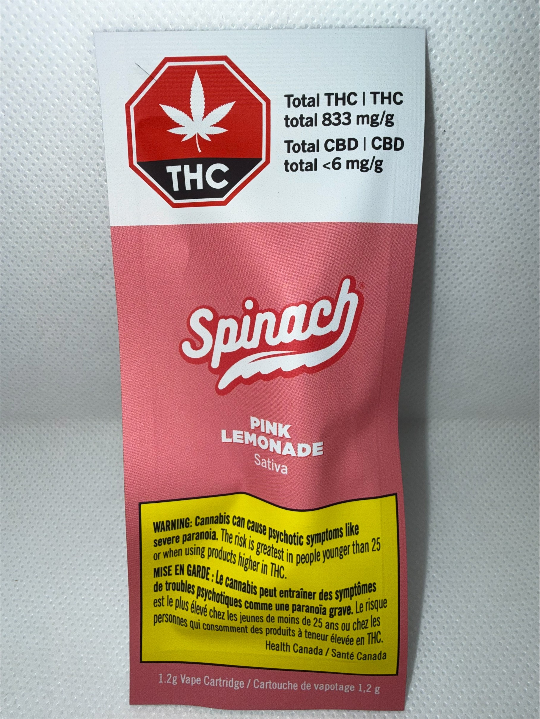 SPINACH - PINK LEMONADE VAPE