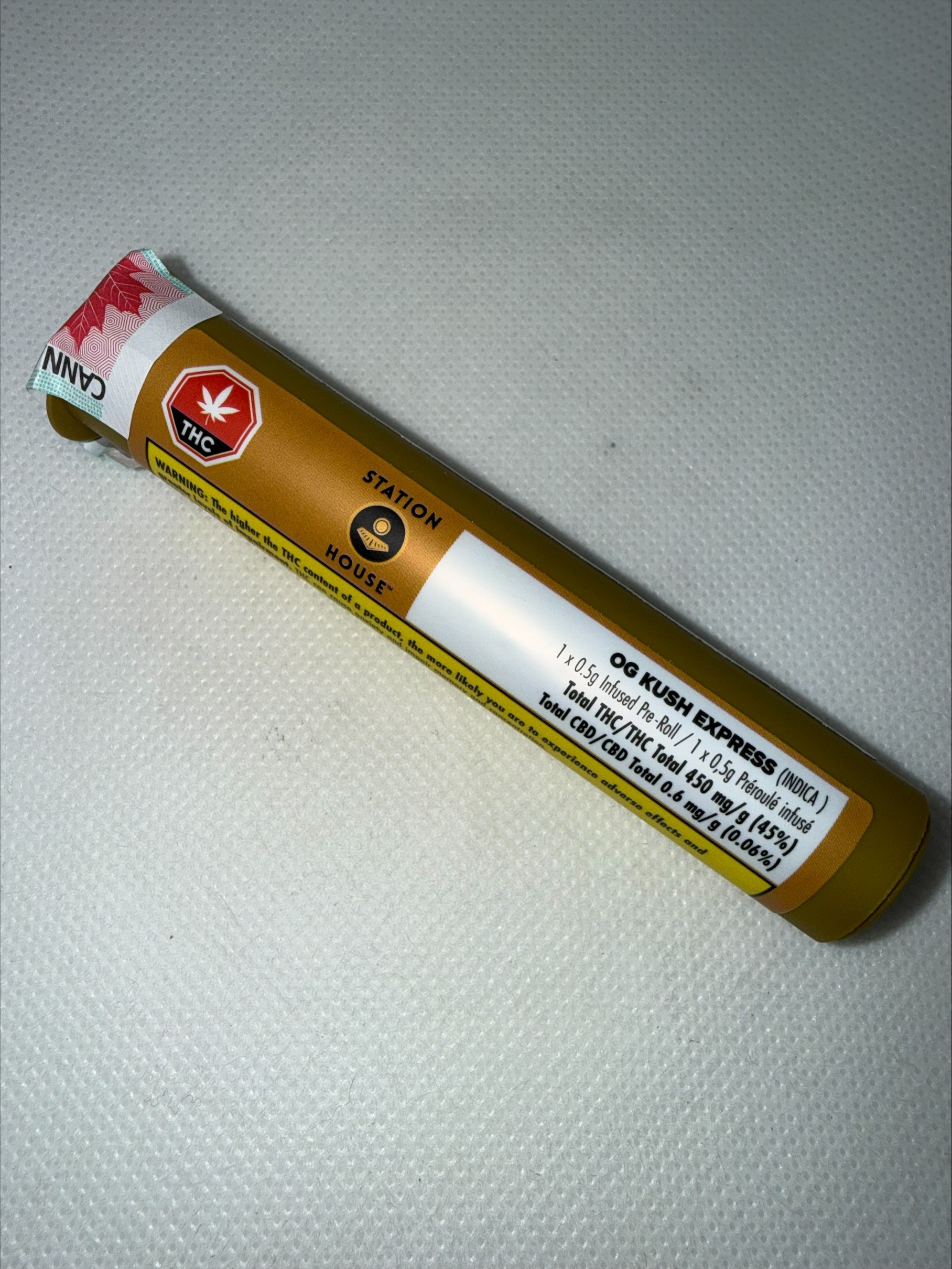 STATION HOUSE - OG KUSH INFUSED PRE-ROLL