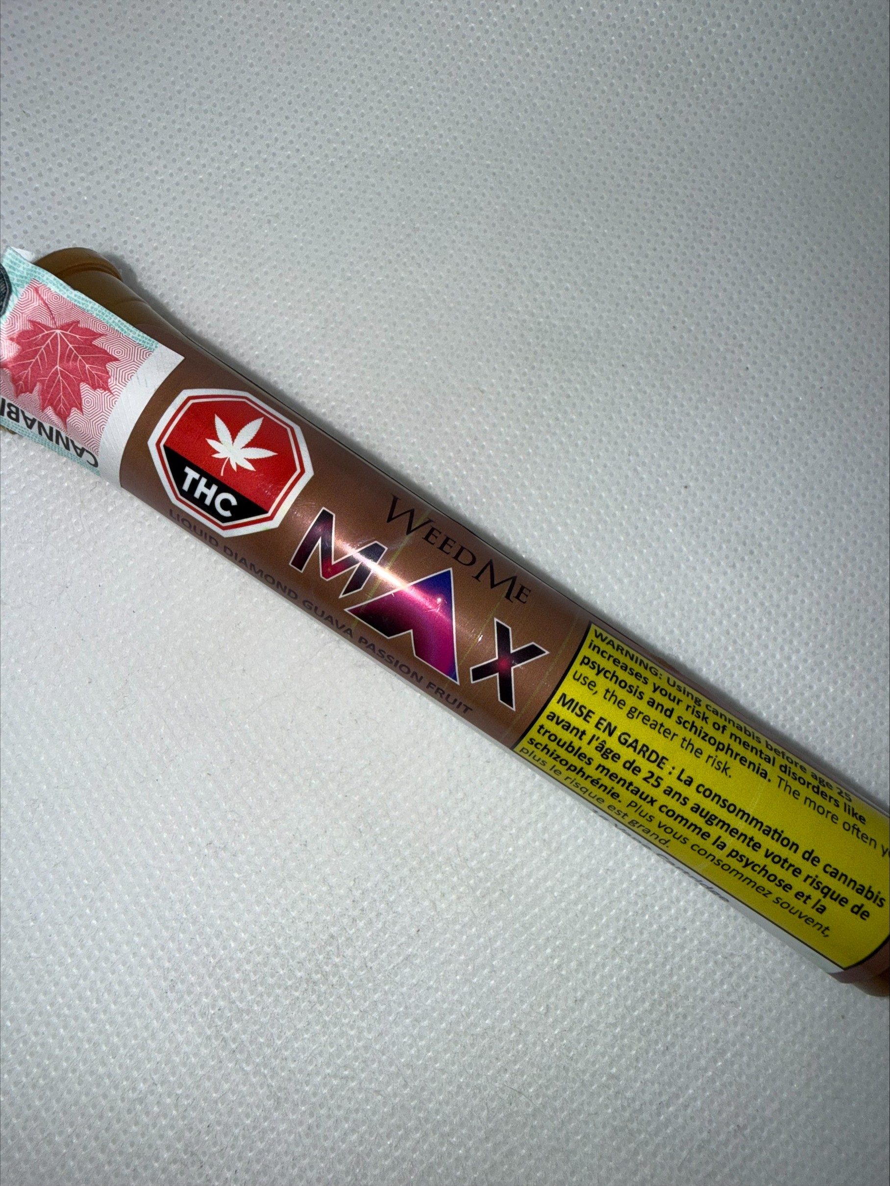 WEED ME MAX - LIQUID DIAMOND GUAVA PASSION FRUIT CARTRIDGE