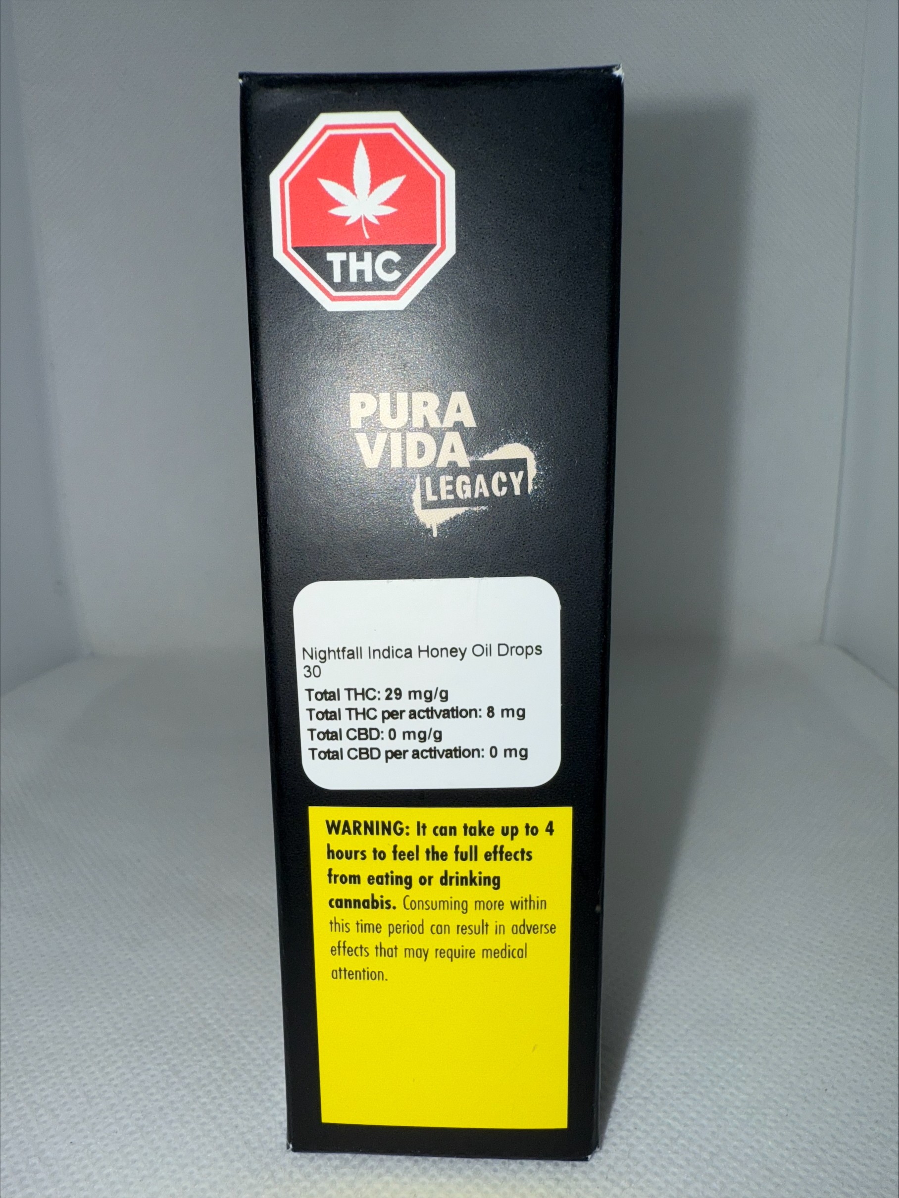 PURA VIDA - INDICA HONEY OIL DROPS