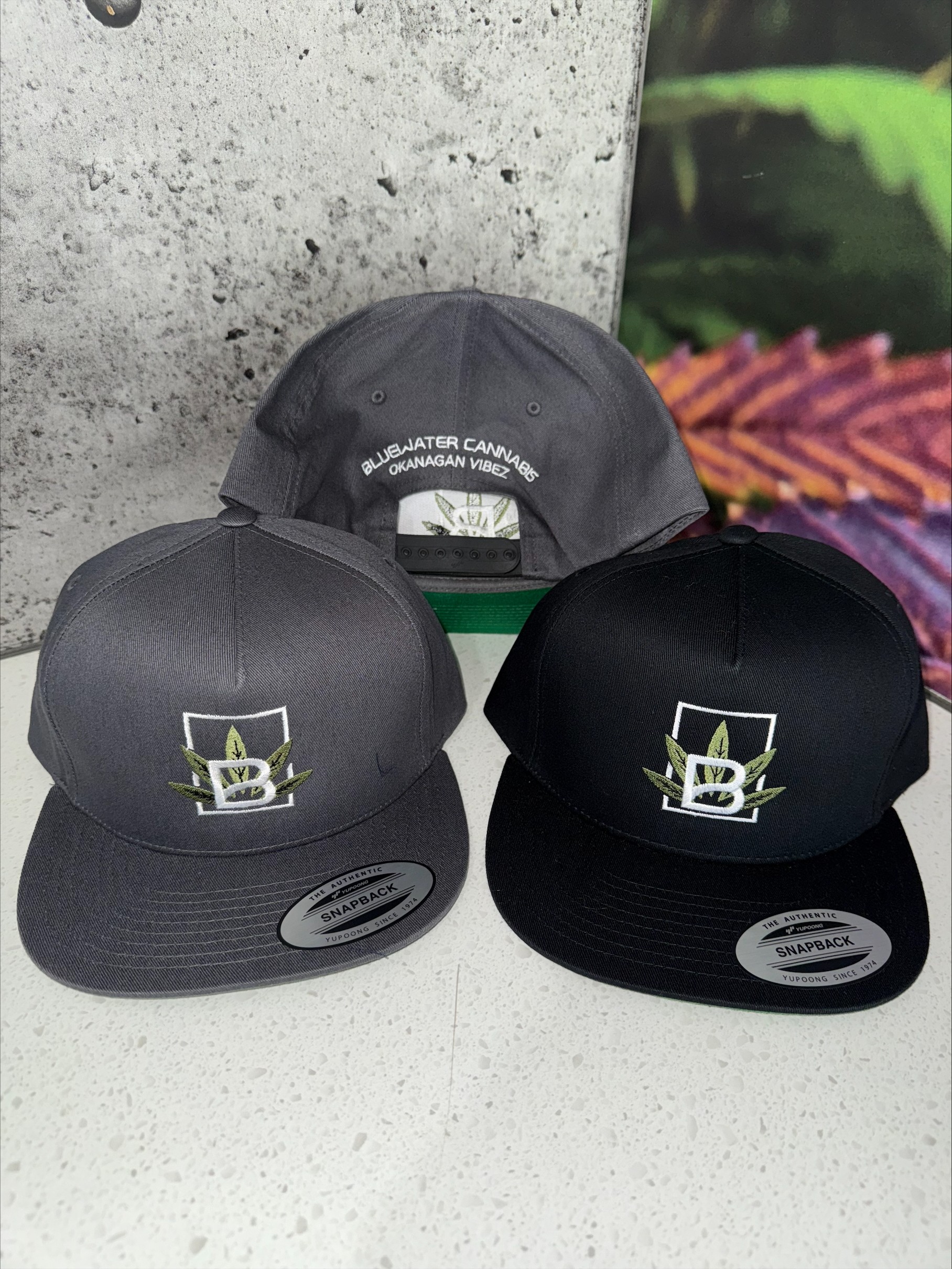 Weed Logo Branded Flat Brim Hat