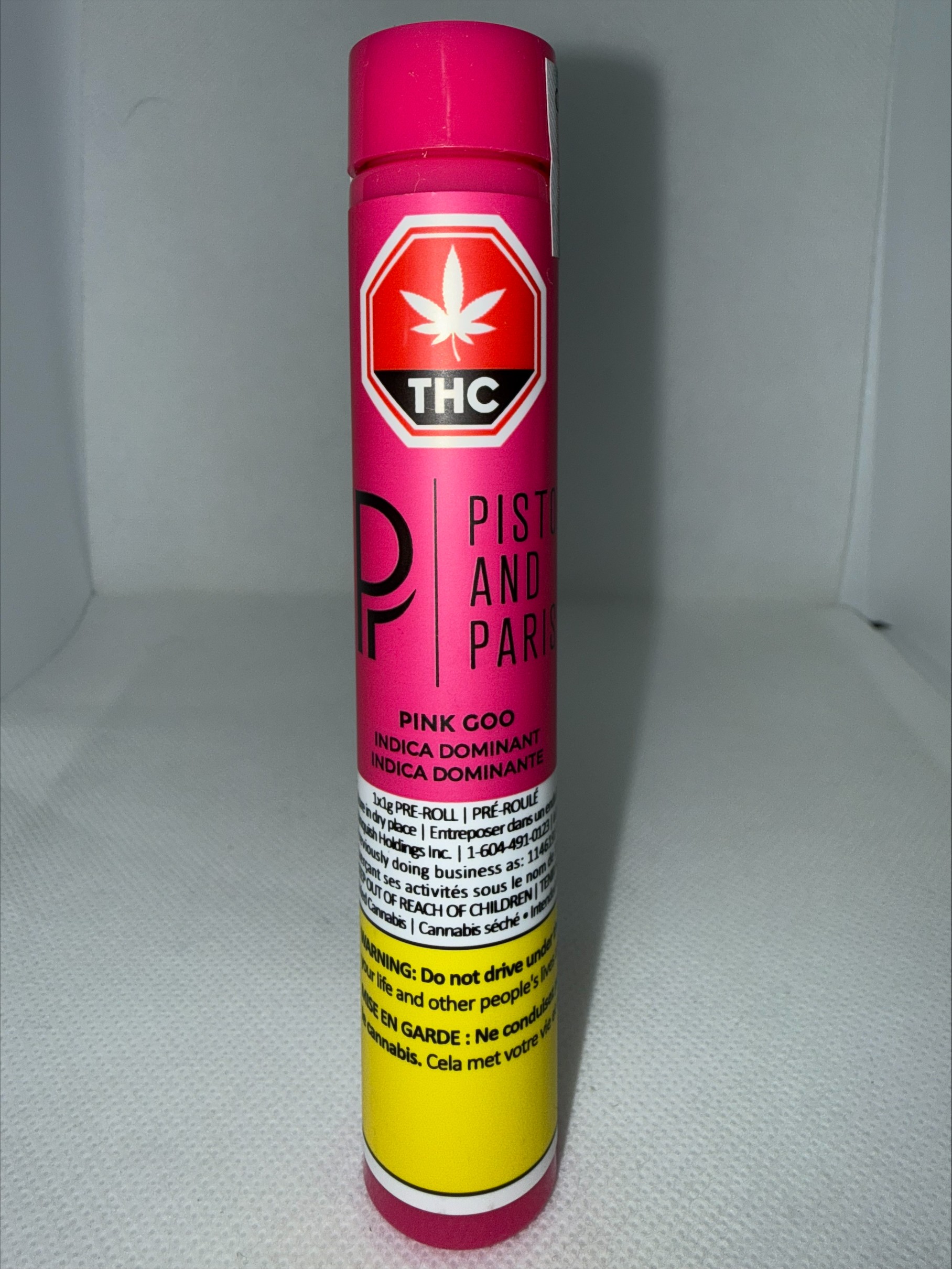 PISTOL AND PARIS - PINK GOO PRE-ROLL