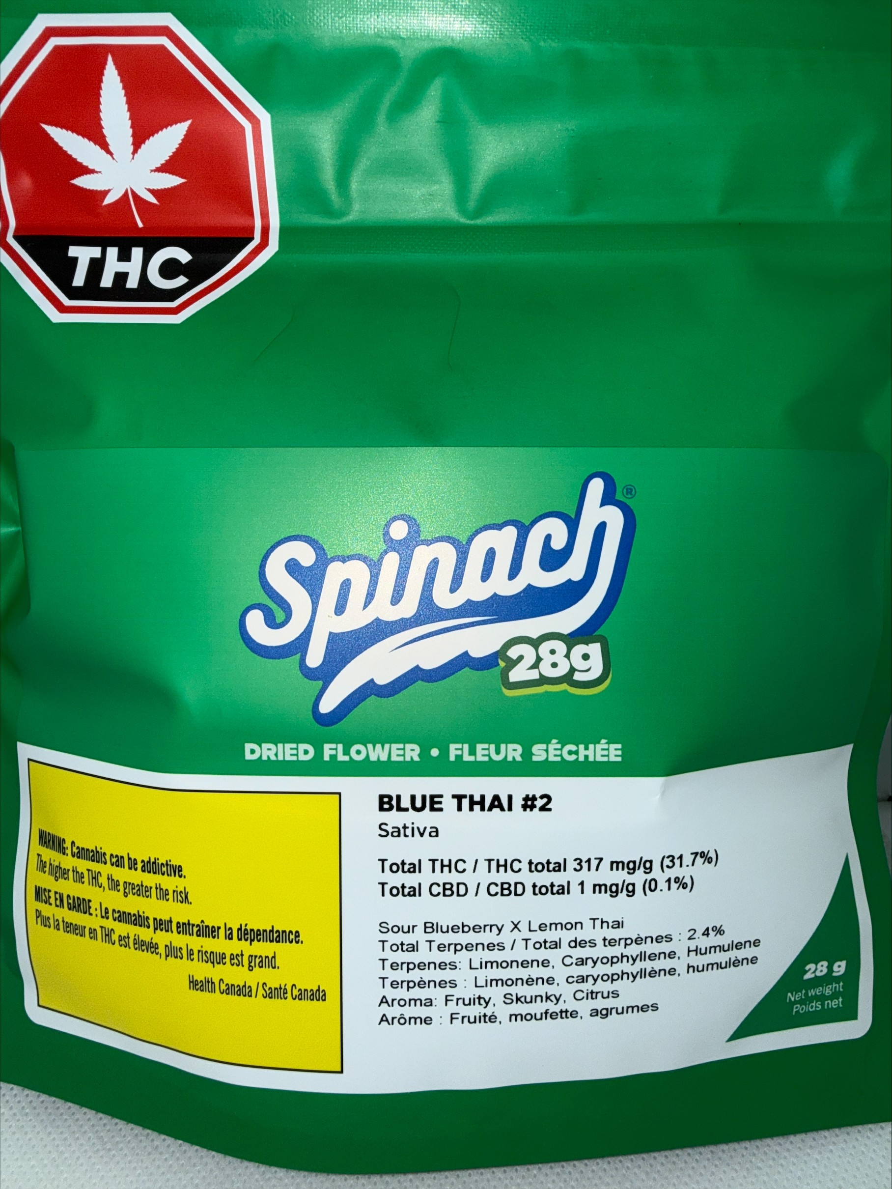 SPINACH - BLUE THAI #2