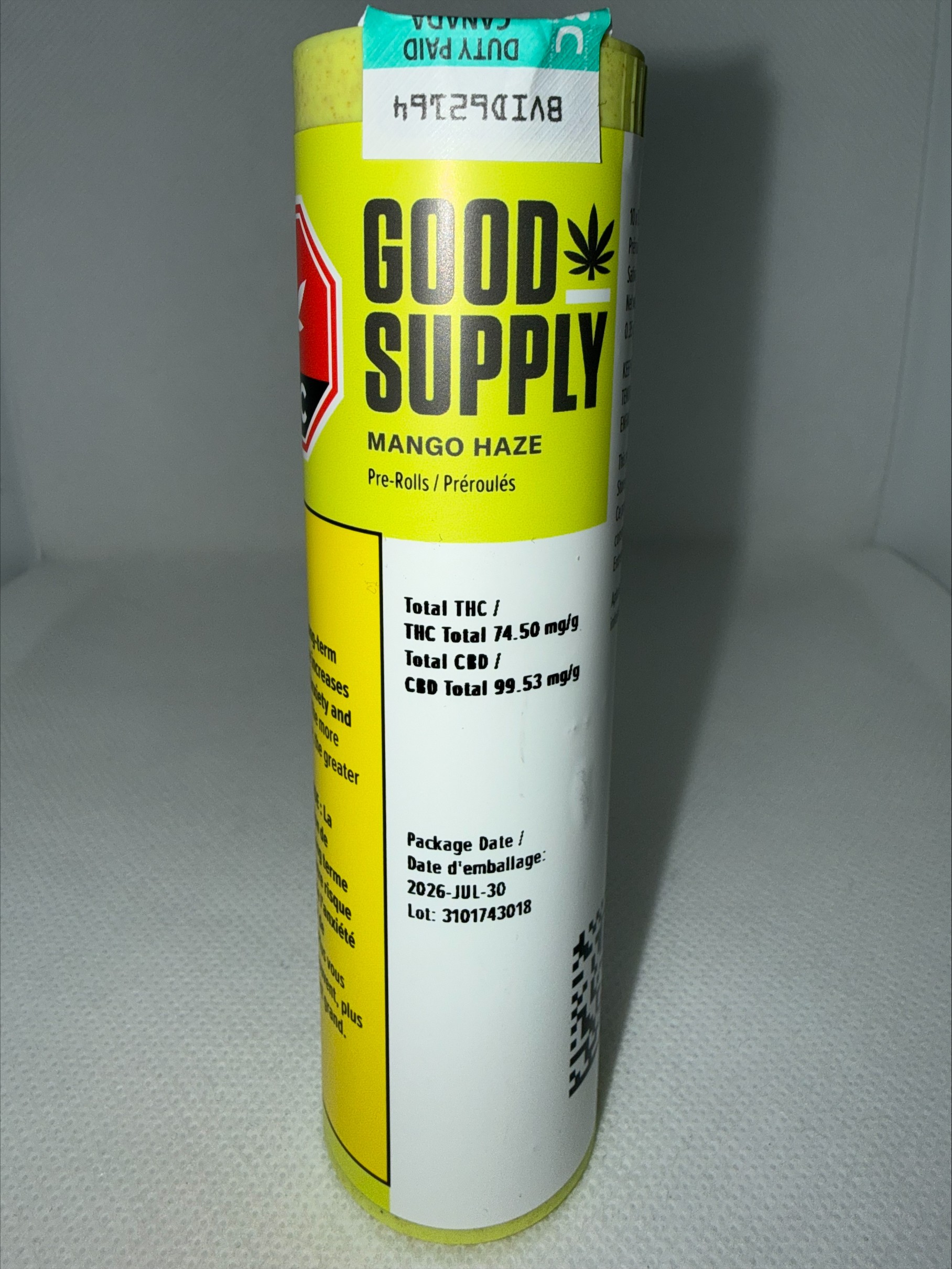 GOOD SUPPLY - MANGO HAZE PRE-ROLLS