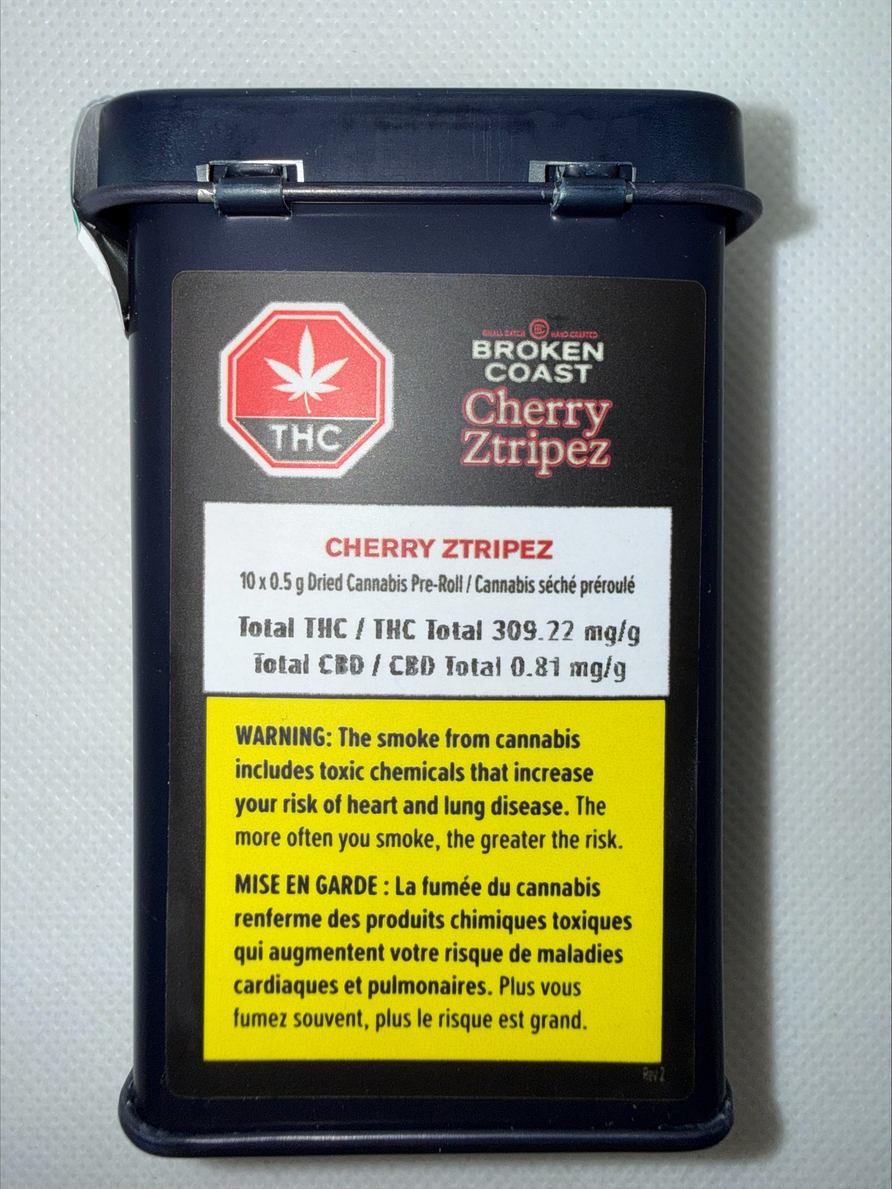 BROKEN COAST - CHERRY ZTRIPEZ PRE-ROLLS