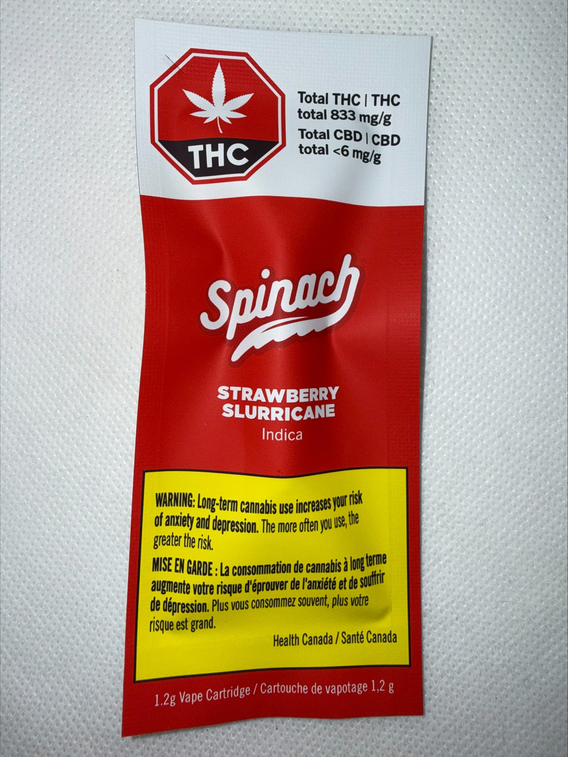 SPINACH - STRAWBERRY SLURRICANE VAPE