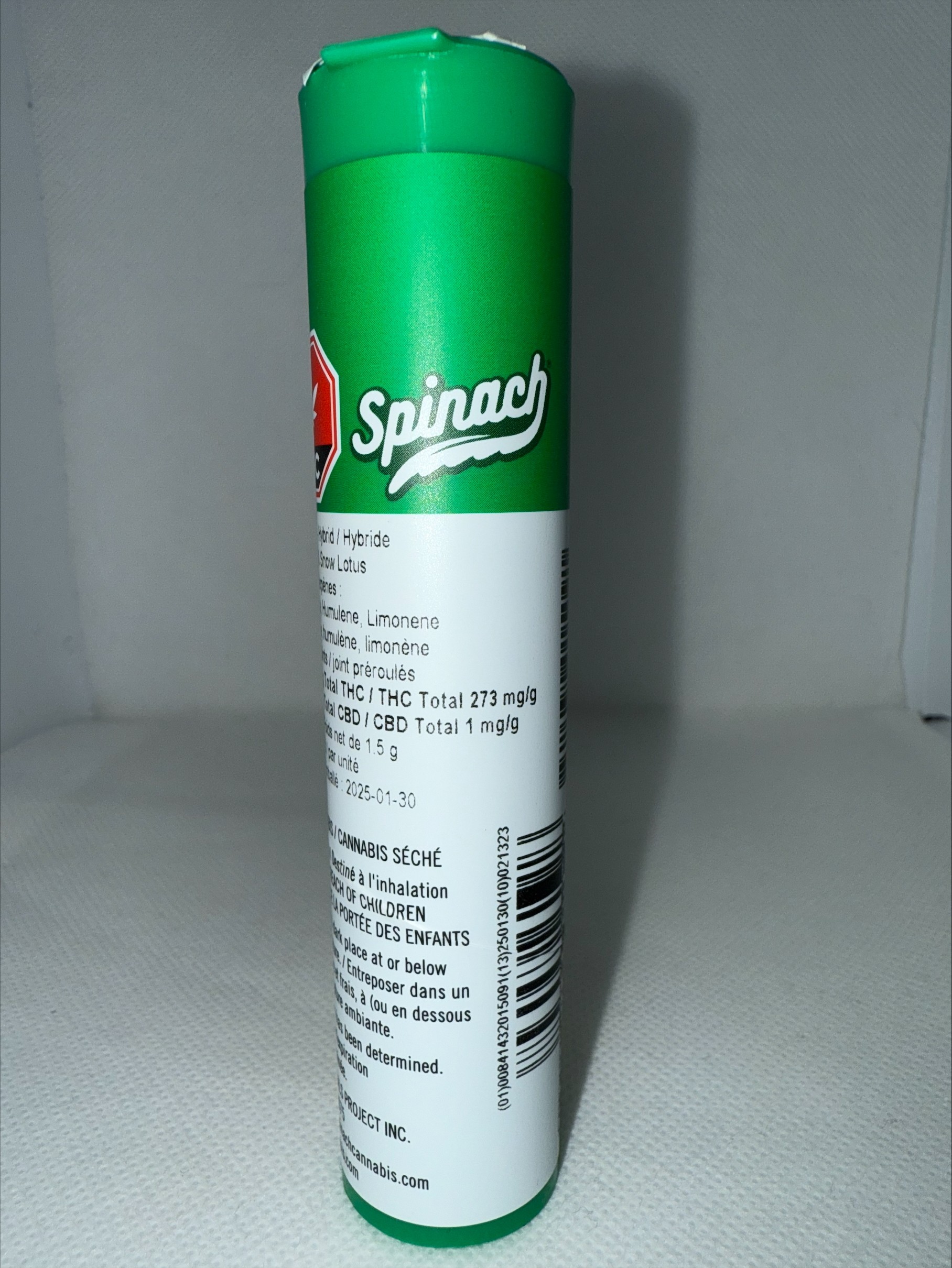 SPINACH - SPACE CAKE PRE-ROLLS