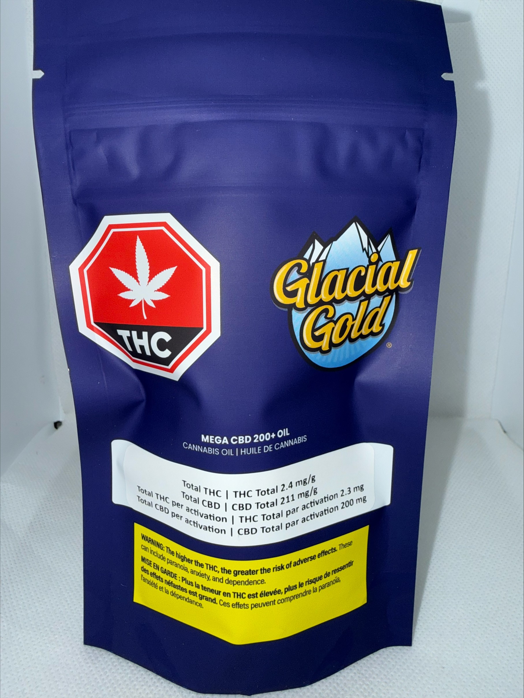 CBD 200+ OIL (UMPQUA CBD) GLACIAL GOLD