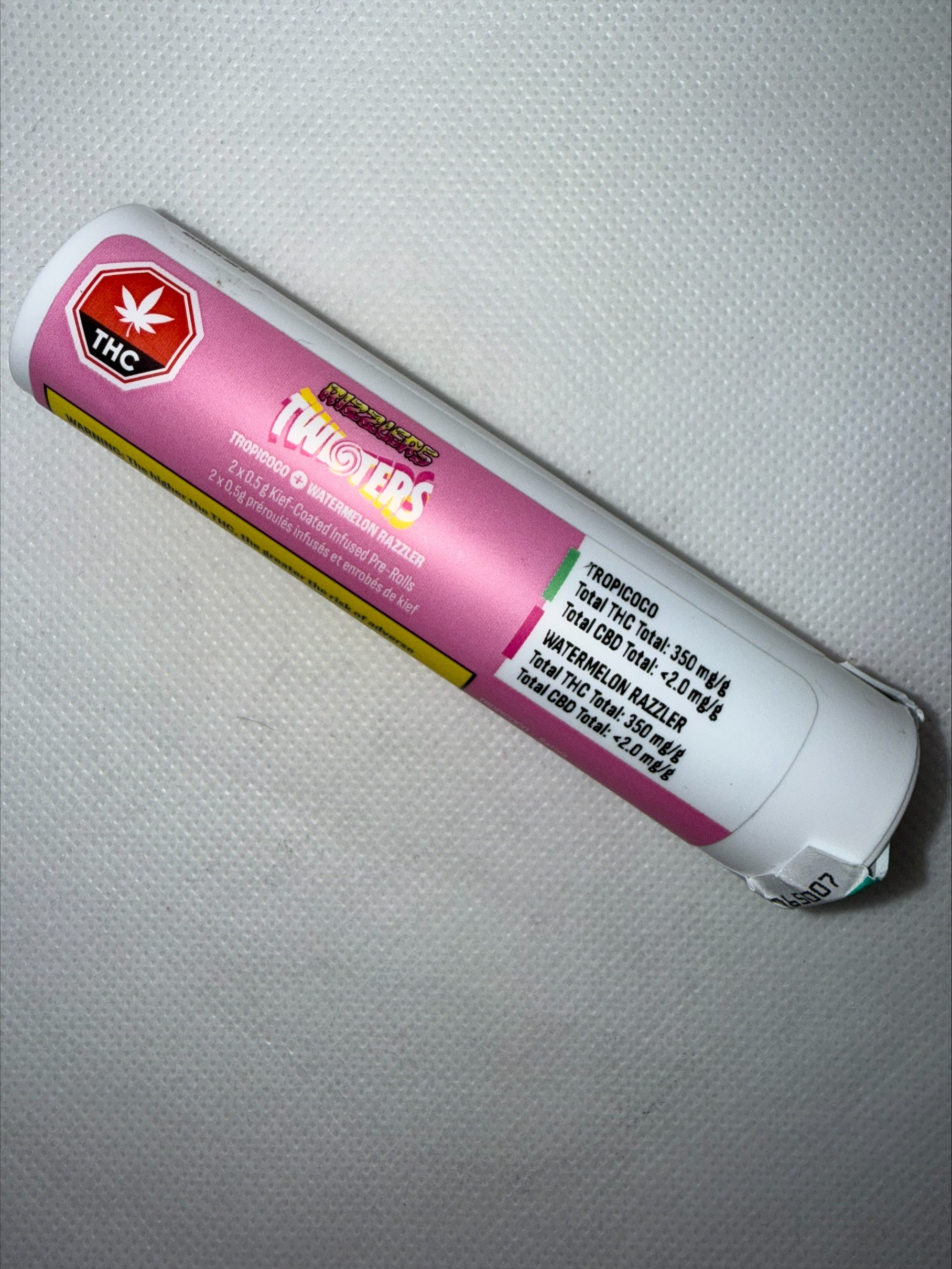 RIZZLERS - TWISTERS-TROPICOCO & WATERMELON INFUSED PRE-ROLLS