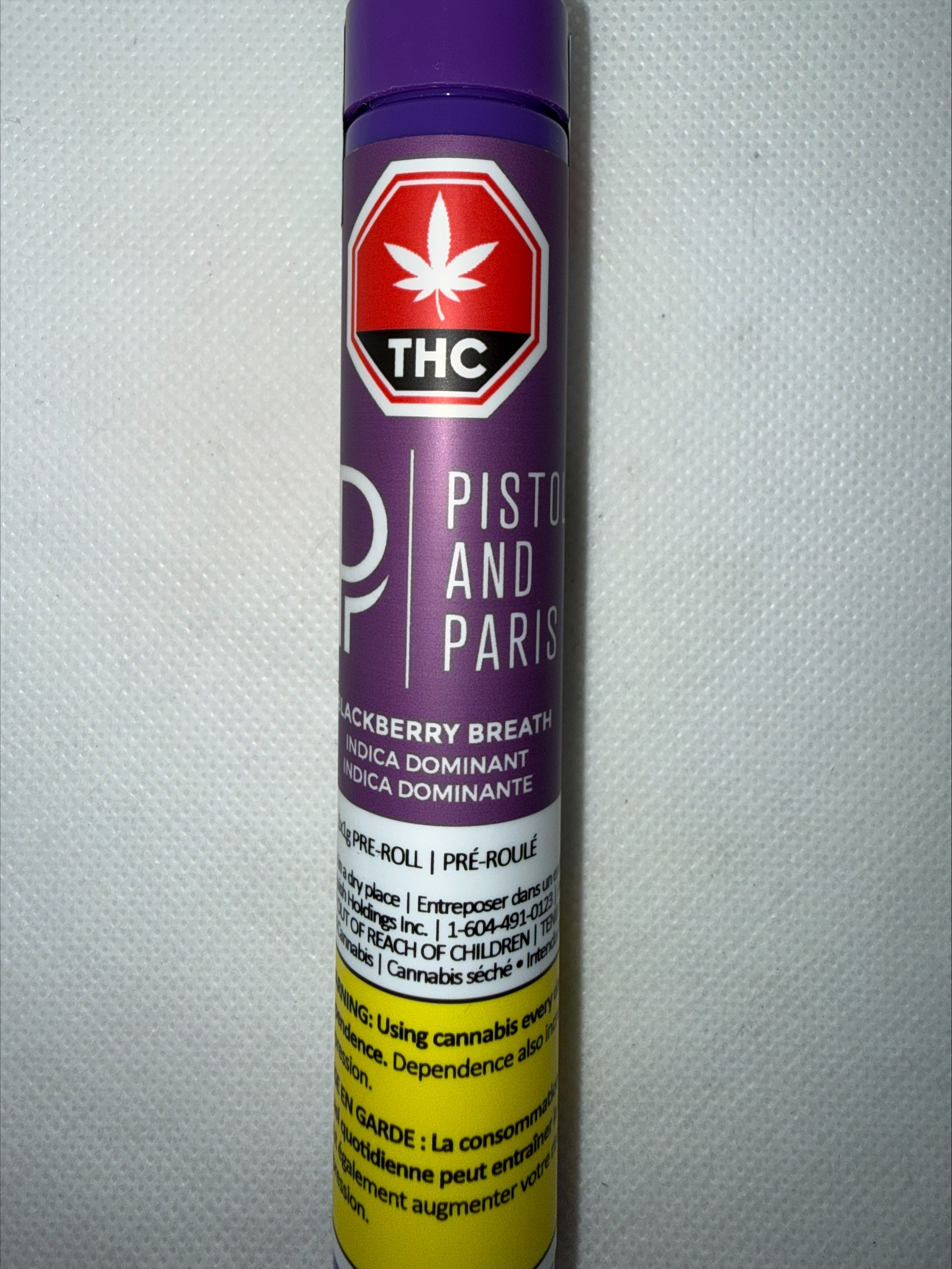 PISTOL AND PARIS - BLACKBERRY BREATH PRE-ROLLS