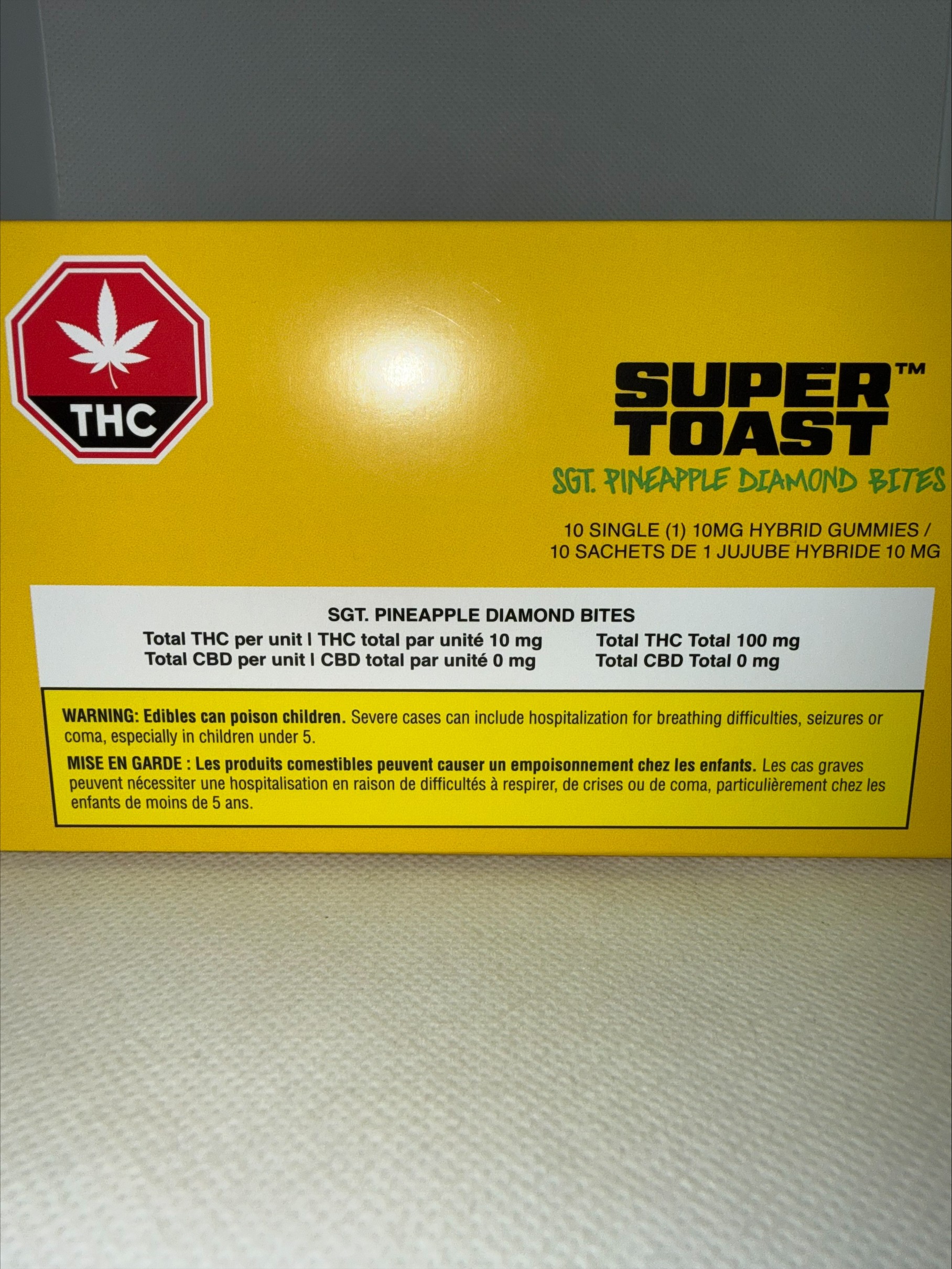 SUPER TOAST - SGT. PINEAPPLE DIAMOND BITES MULTIPACK CHEWS