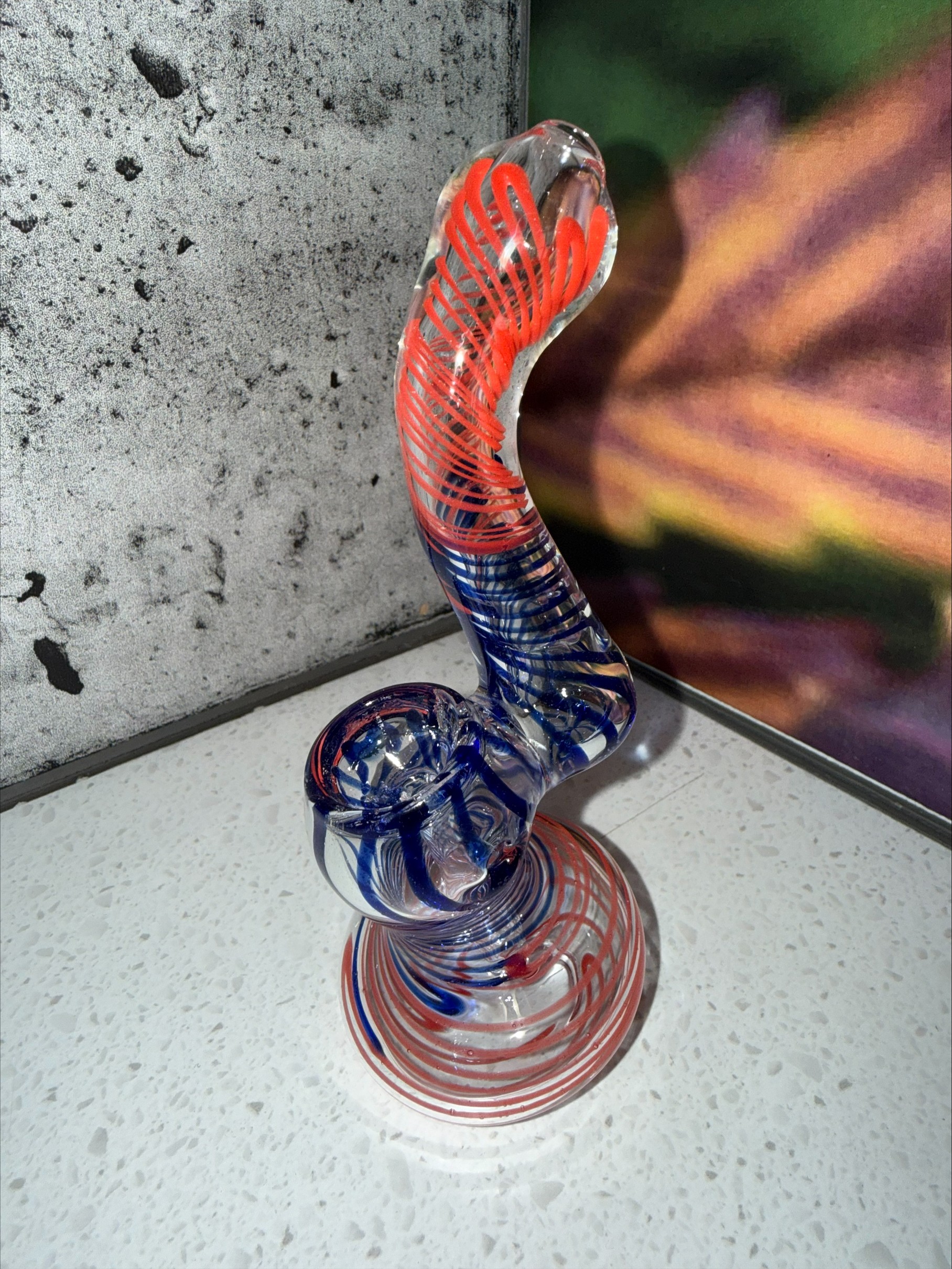 Glass Bubbler 5 inch Assorted Colours