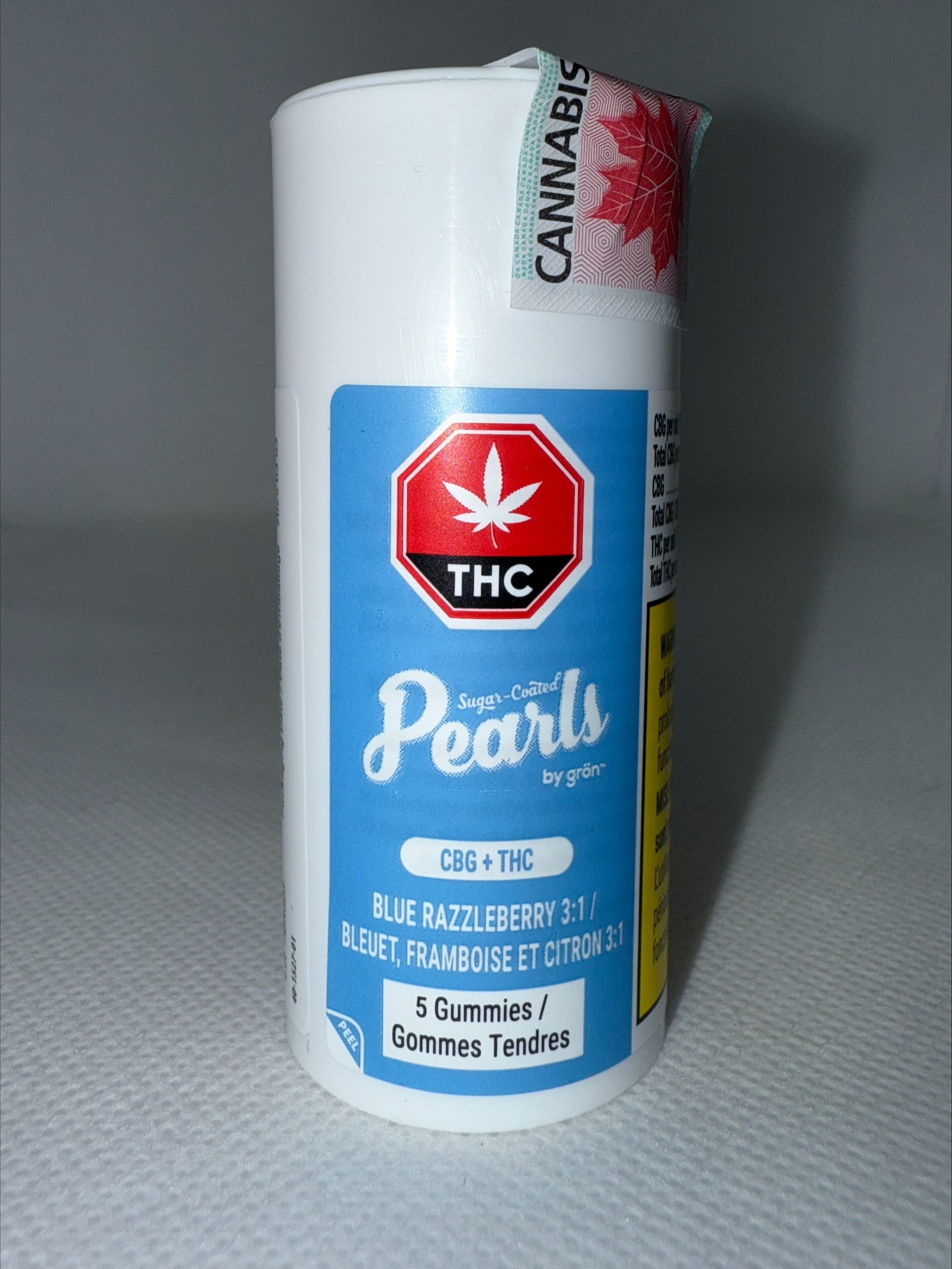 PEARLS BY GRON - BLUE RAZZLEBERRY 3:1 CBG:THC