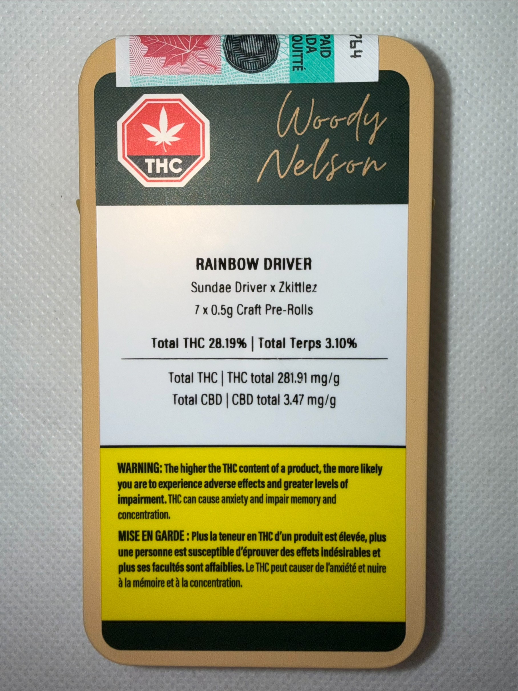 WOODY NELSON - RAINBOW DRIVER PRE-ROLLS