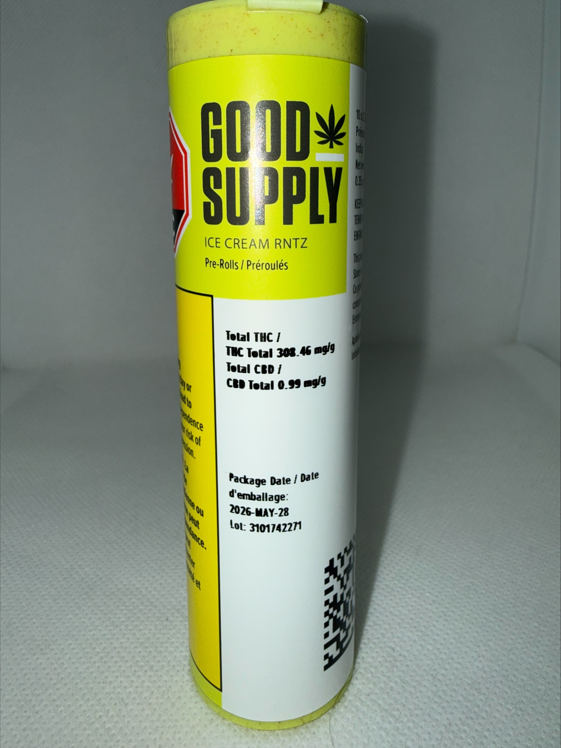 GOOD SUPPLY - ICE CREAM RNTZ PRE-ROLLS