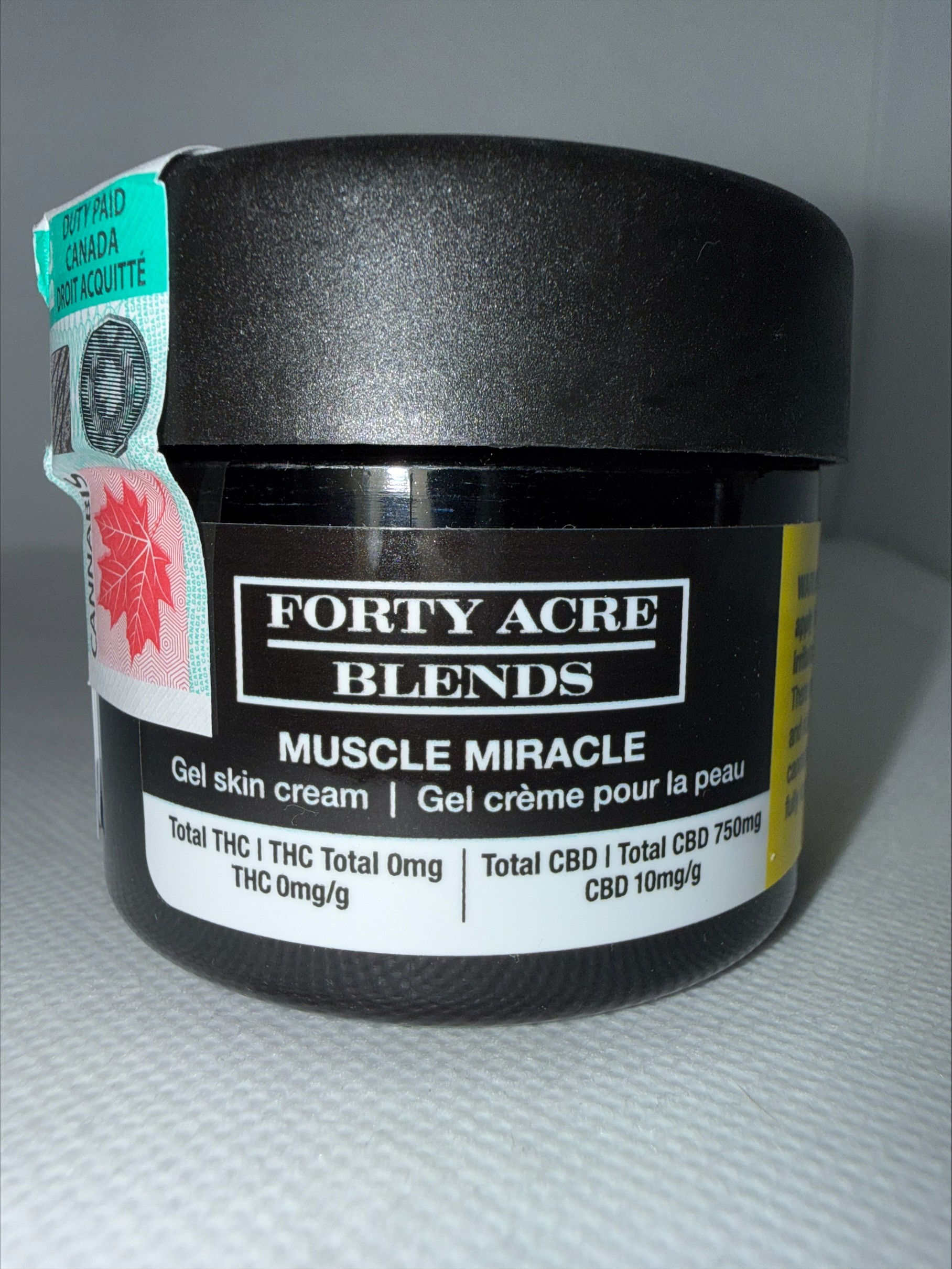 BACK FORTY BLENDS - MUSCLE MIRACLE CREAM