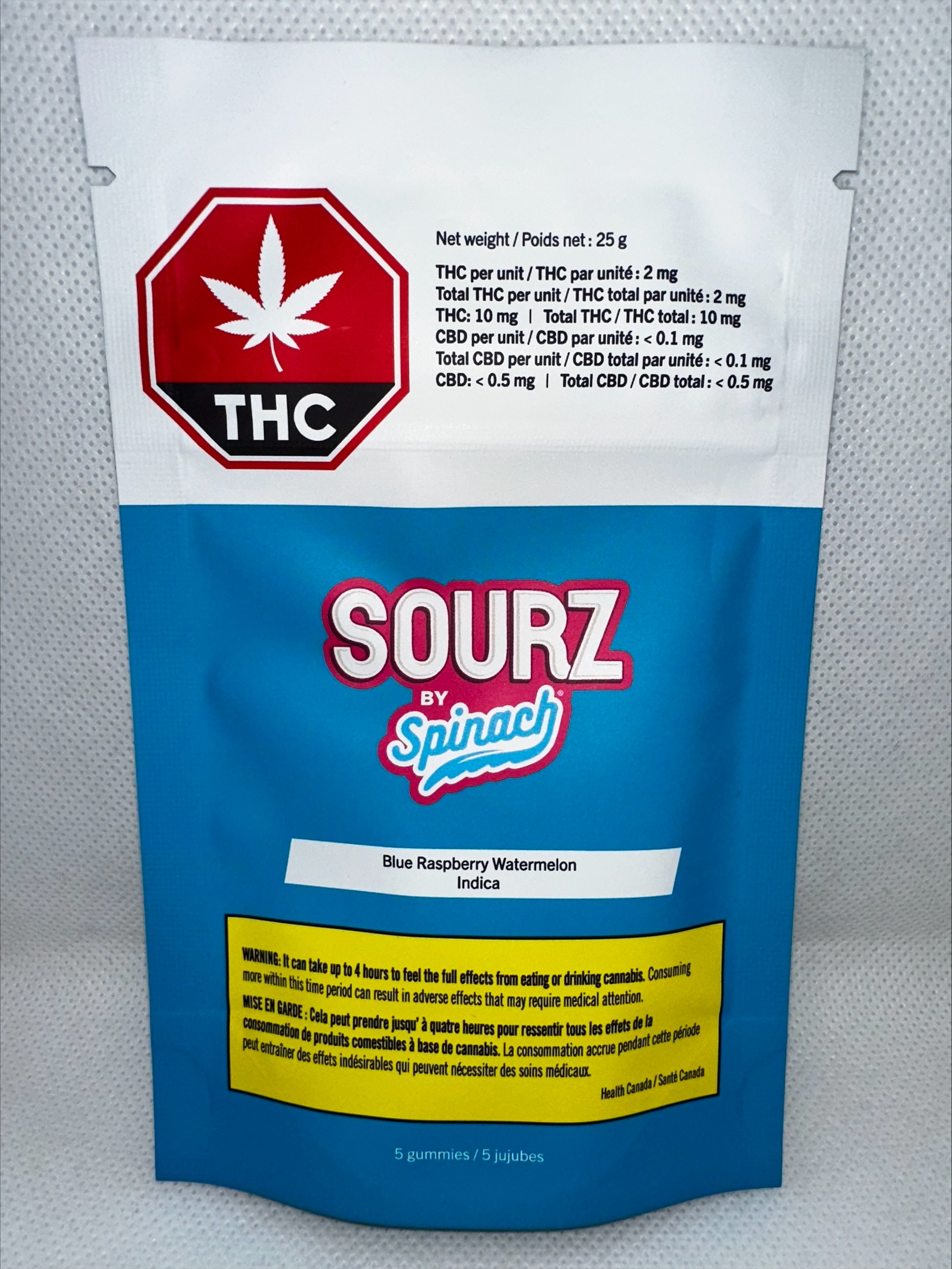 SPINACH - BLUE RASPBERRY WATERMELON INDICA SOURZ