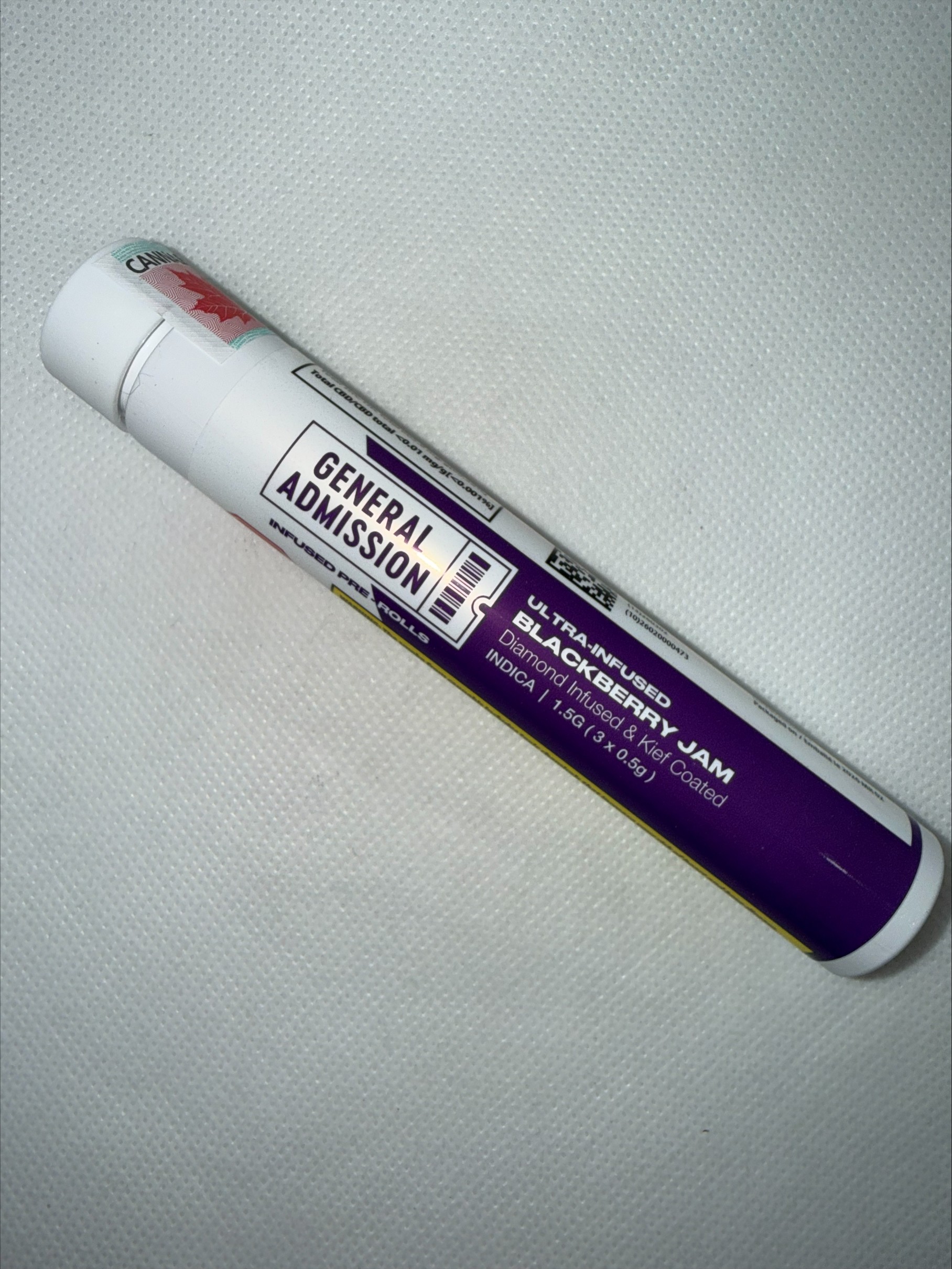 GENERAL ADMISSION - BLACKBERRY JAM DIAMOND INFUSED PRE-ROLLS