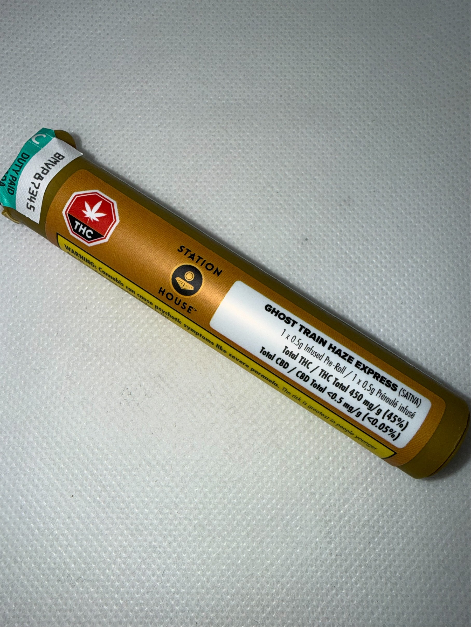 STATION HOUSE - GHOST TRAIN HAZE INFUSED PRE-ROLL