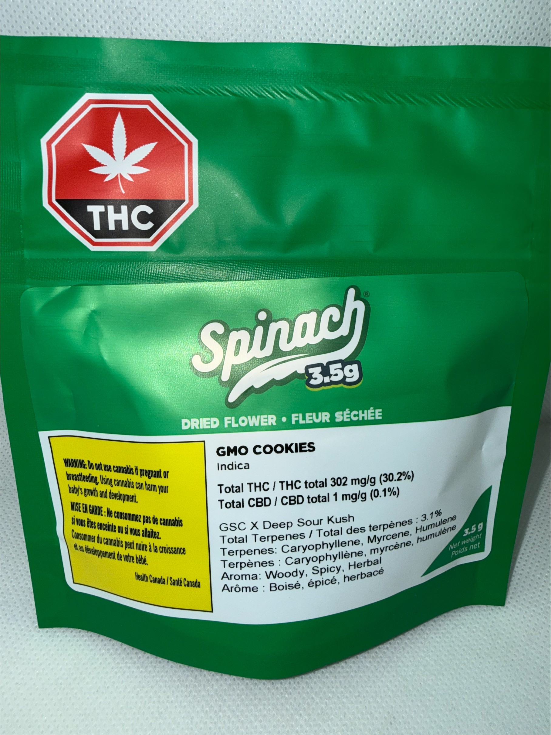 SPINACH - GMO COOKIES